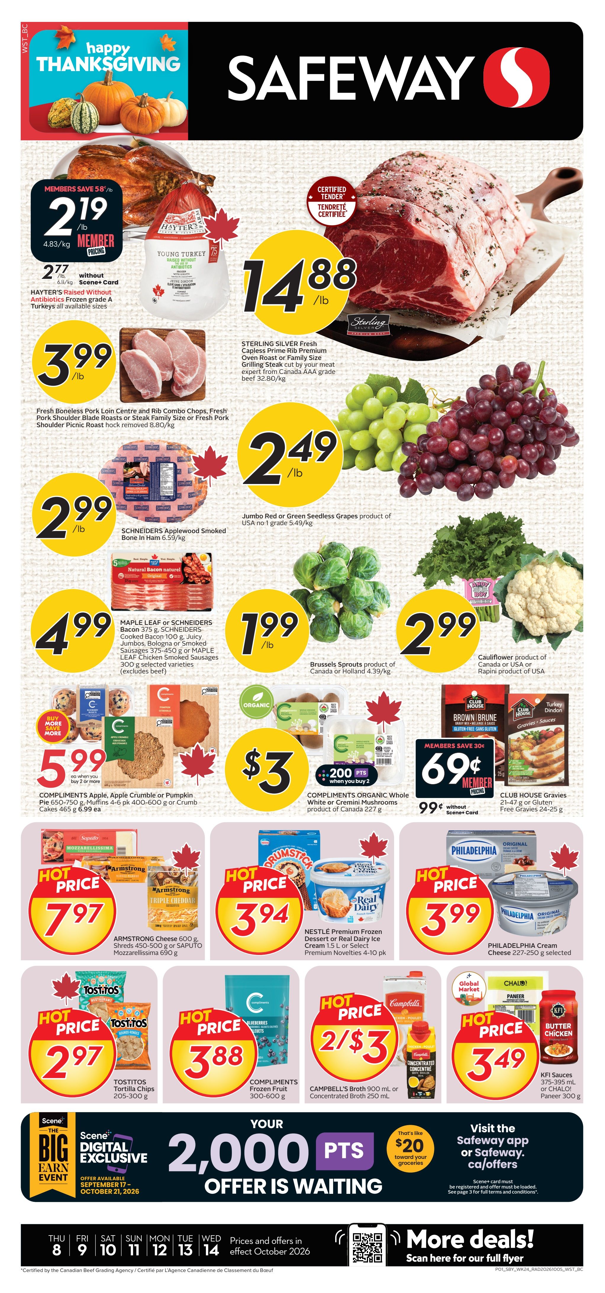 Safeway (BC) Flyer October 8 to 14