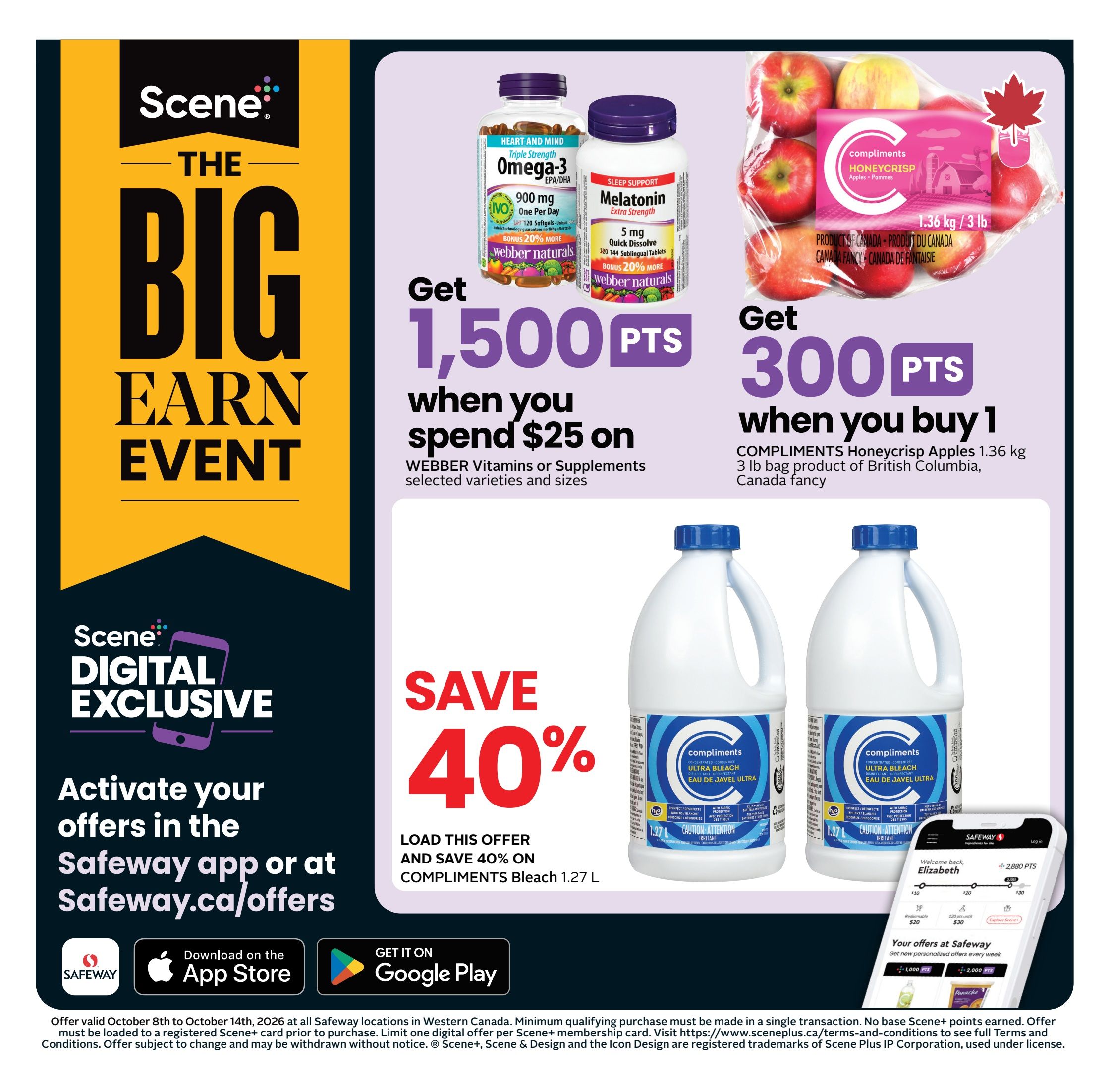 Safeway (BC) Flyer October 8 to 14