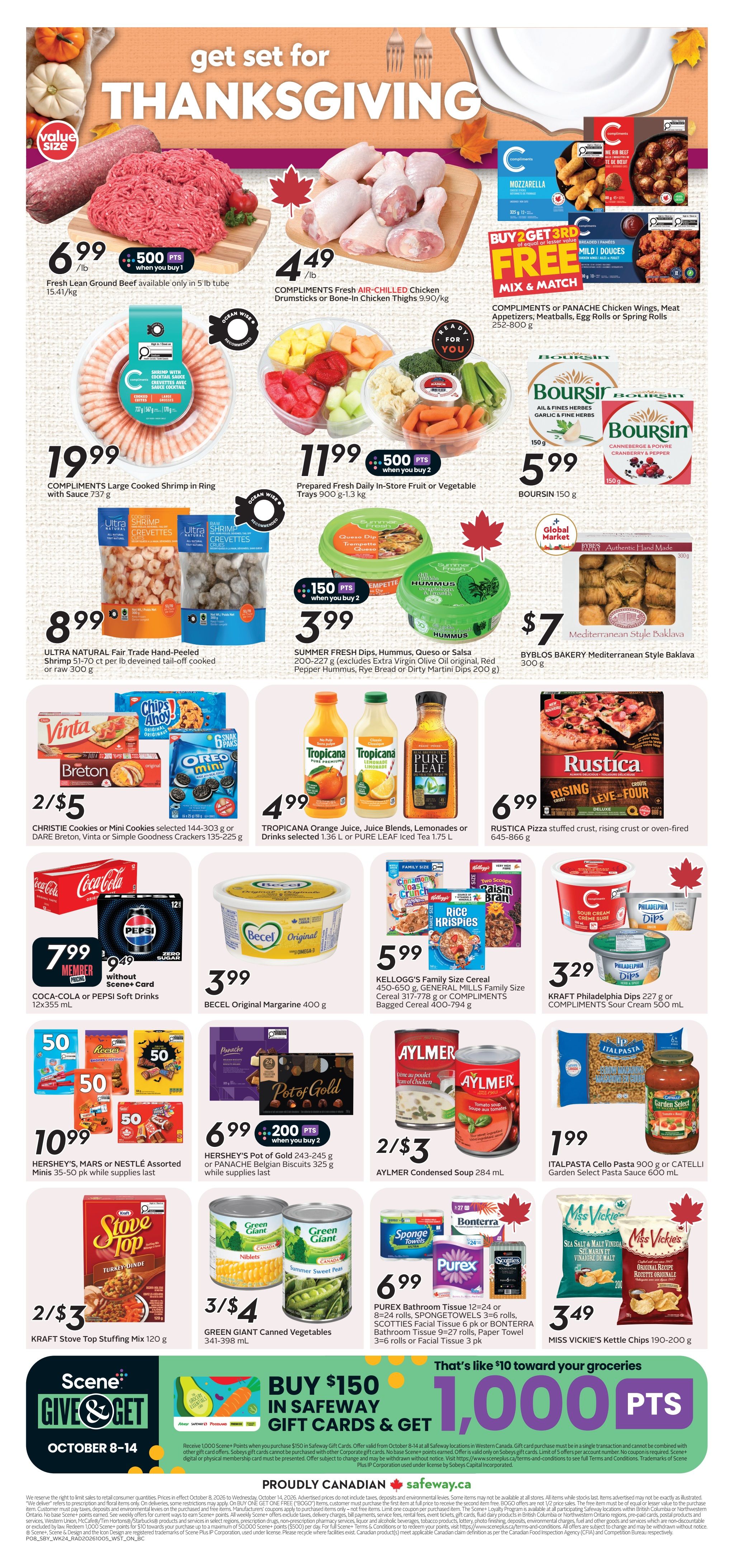 Safeway (BC) Flyer October 8 to 14