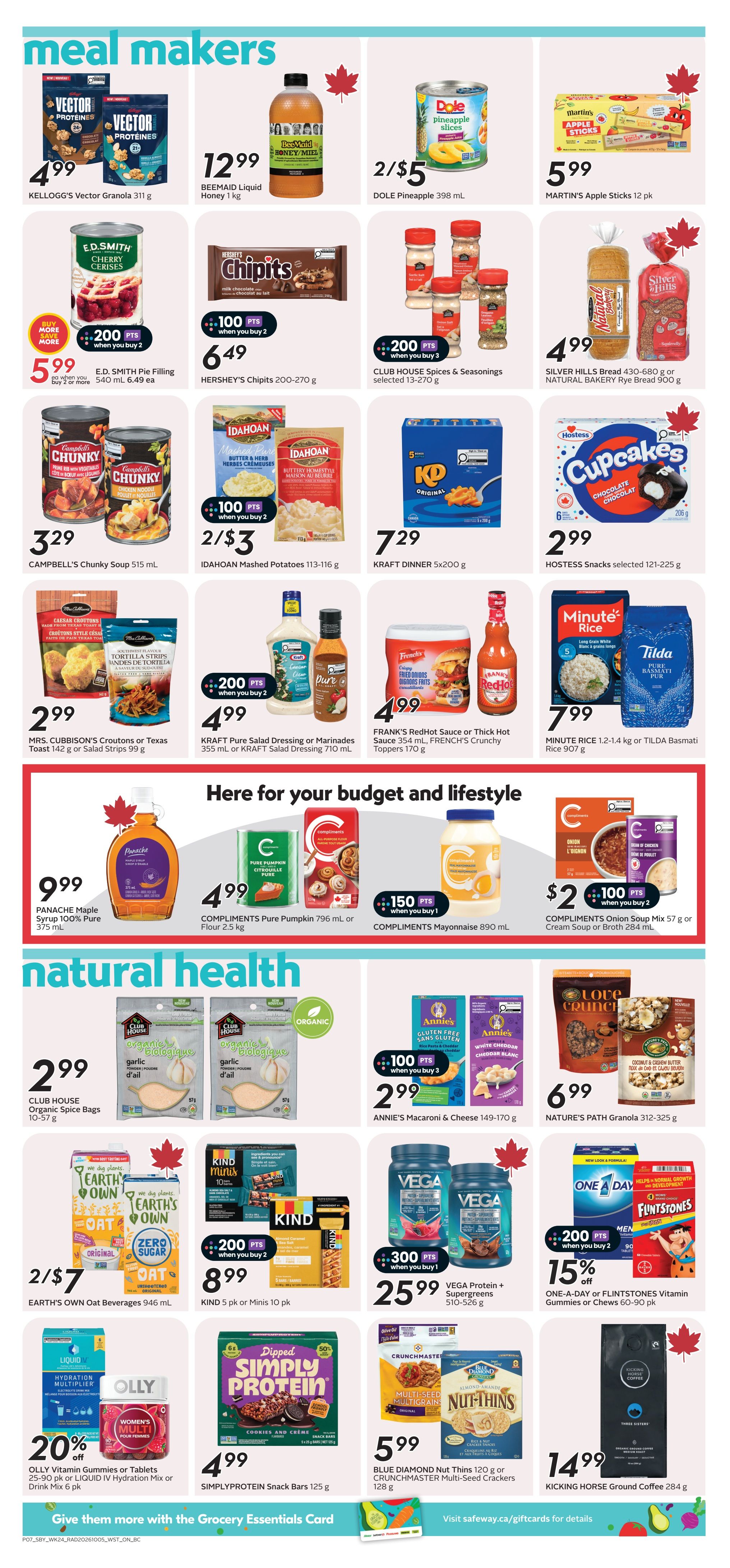 Safeway (BC) Flyer October 8 to 14