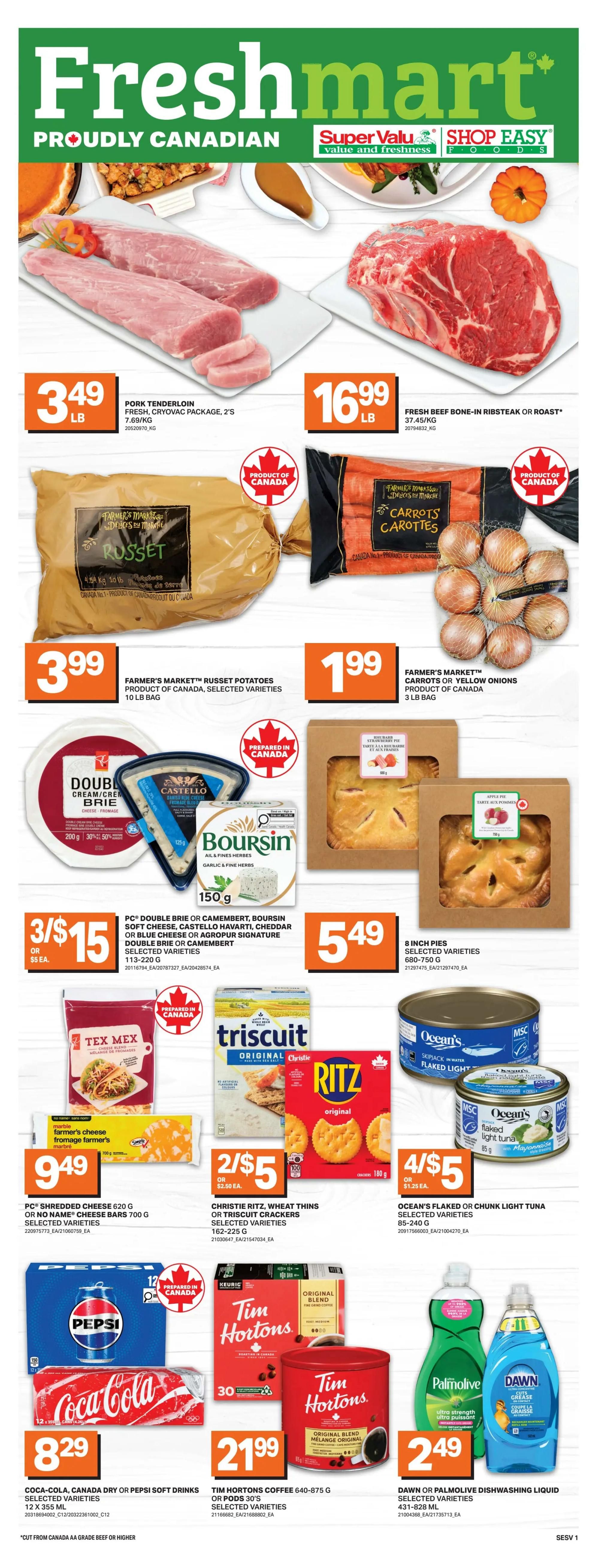 Shop Easy & SuperValu Flyer October 8 to 14