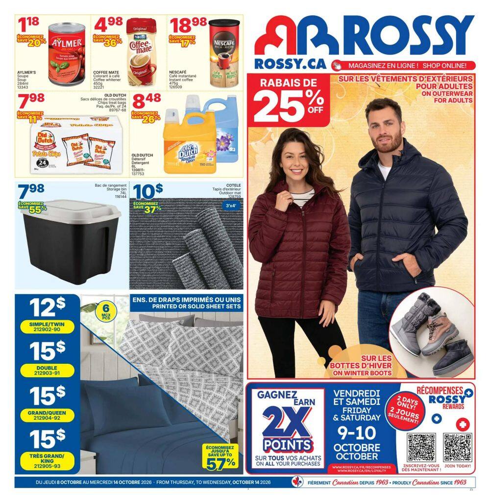 Rossy Flyer October 8 to 14