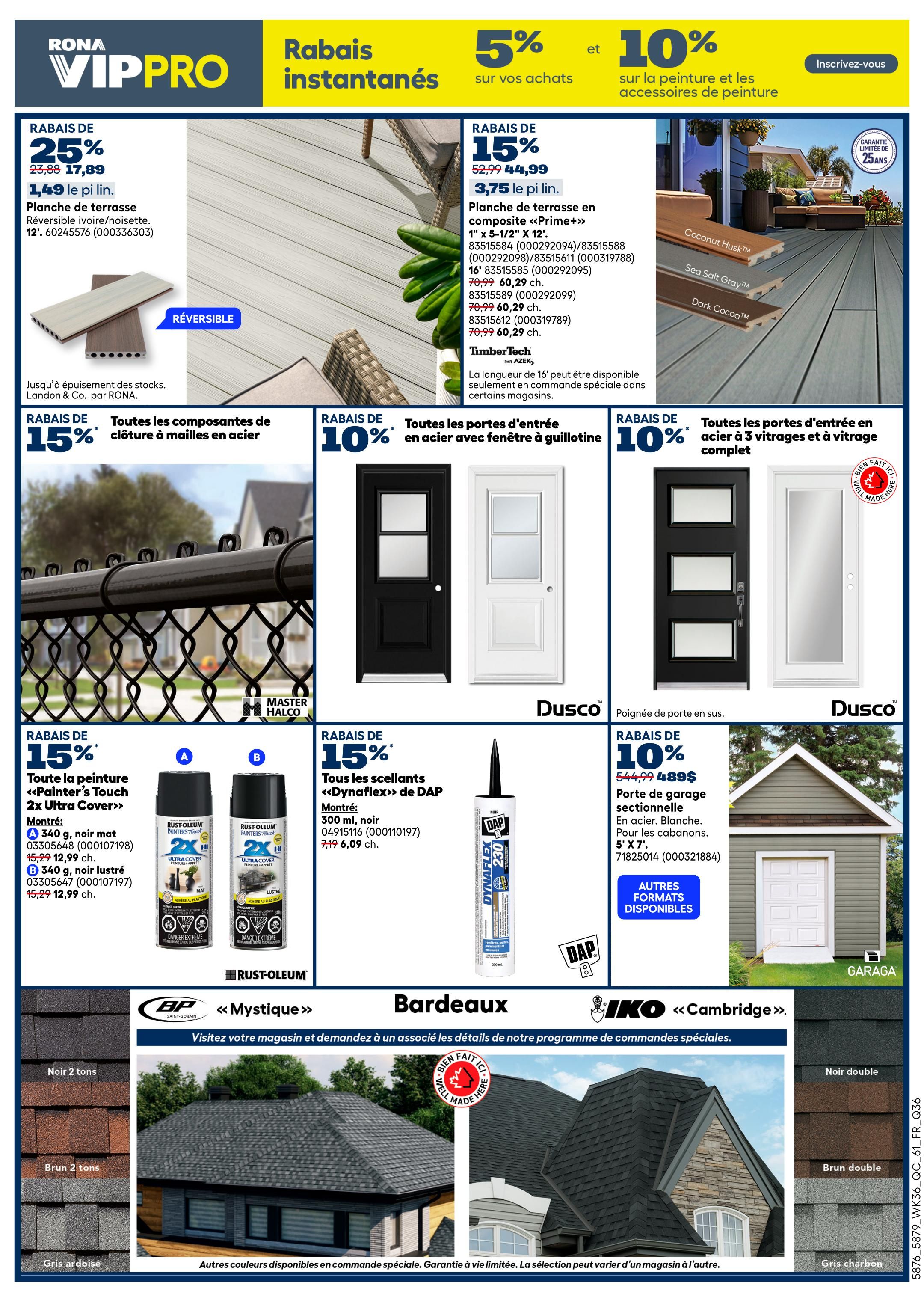Rona & Rona+ (QC) Flyer October 8 to 14