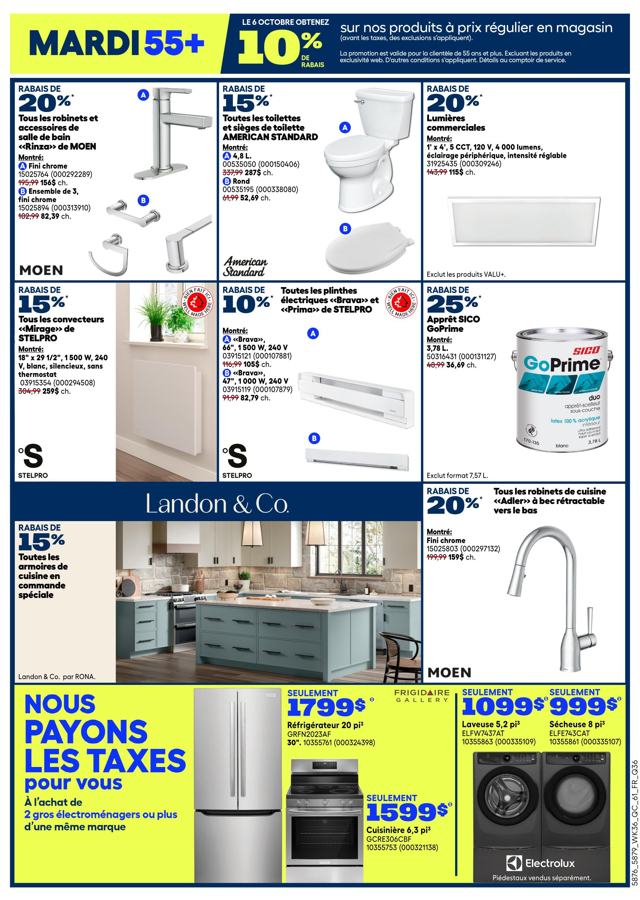 Rona & Rona+ (QC) Flyer October 8 to 14