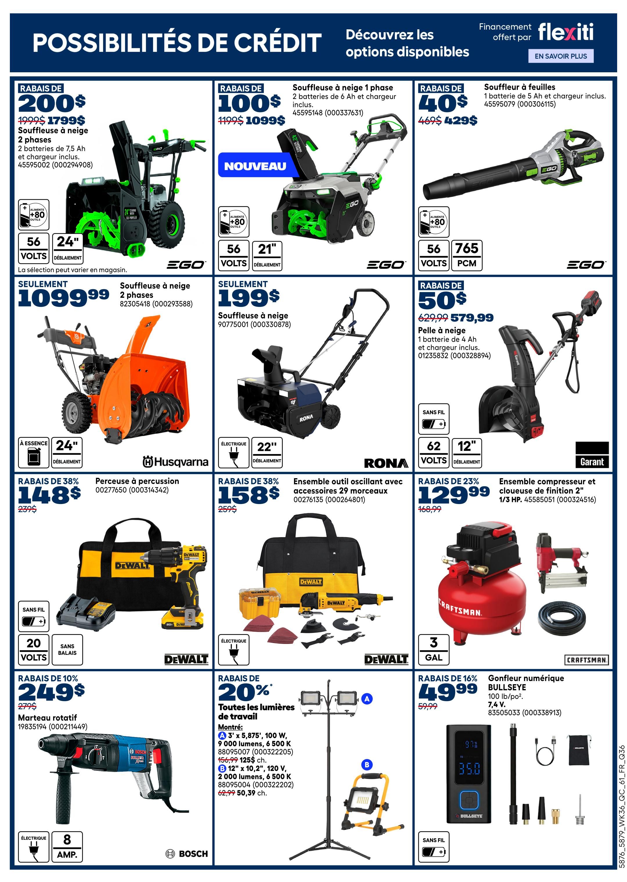 Rona & Rona+ (QC) Flyer October 8 to 14