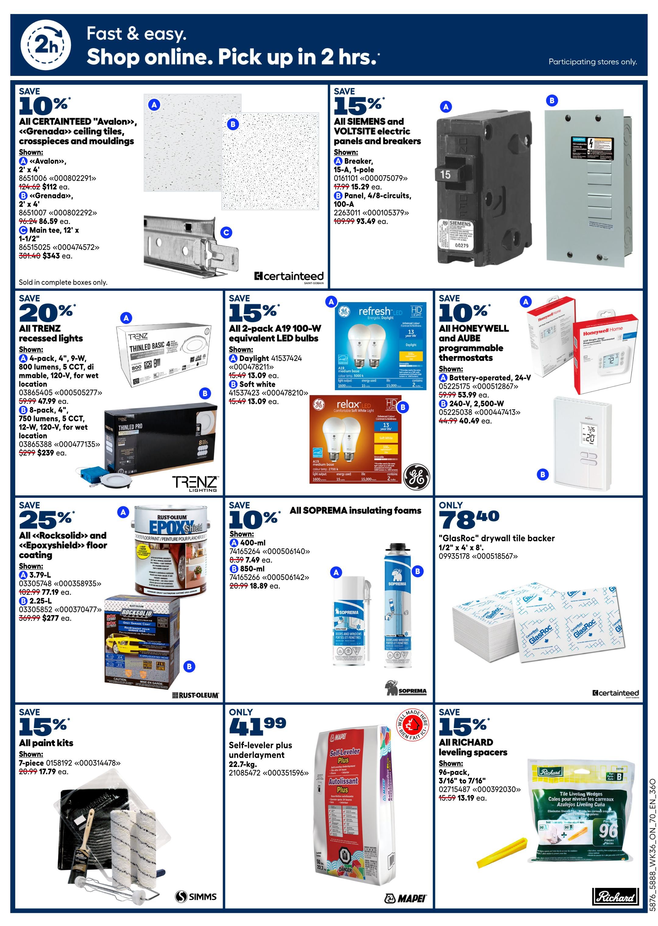 Rona & Rona+ (ON) Flyer October 8 to 14
