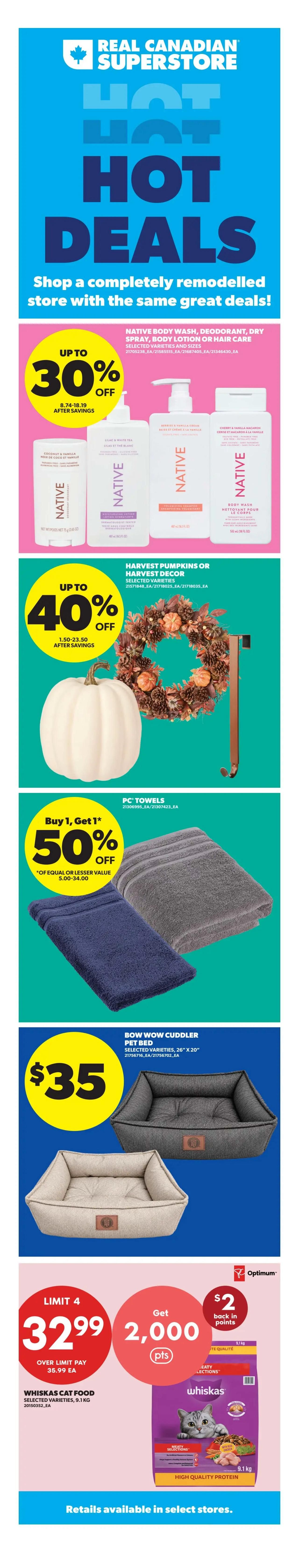 Real Canadian Superstore (West) Flyer October 8 to 14