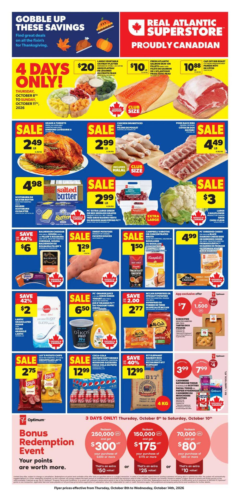 Real Atlantic Superstore Flyer October 8 to 14