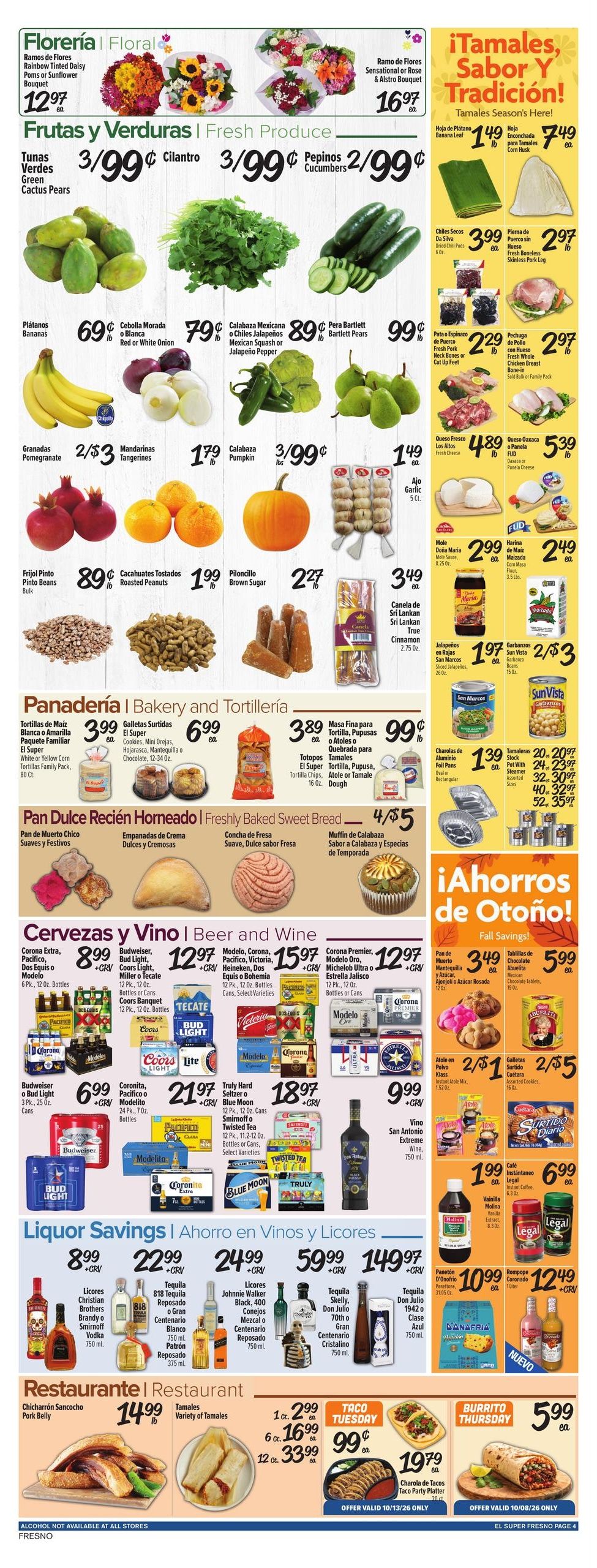 El Super (Clovis Area, CA) Weekly Ad October 7 - 13, 2026