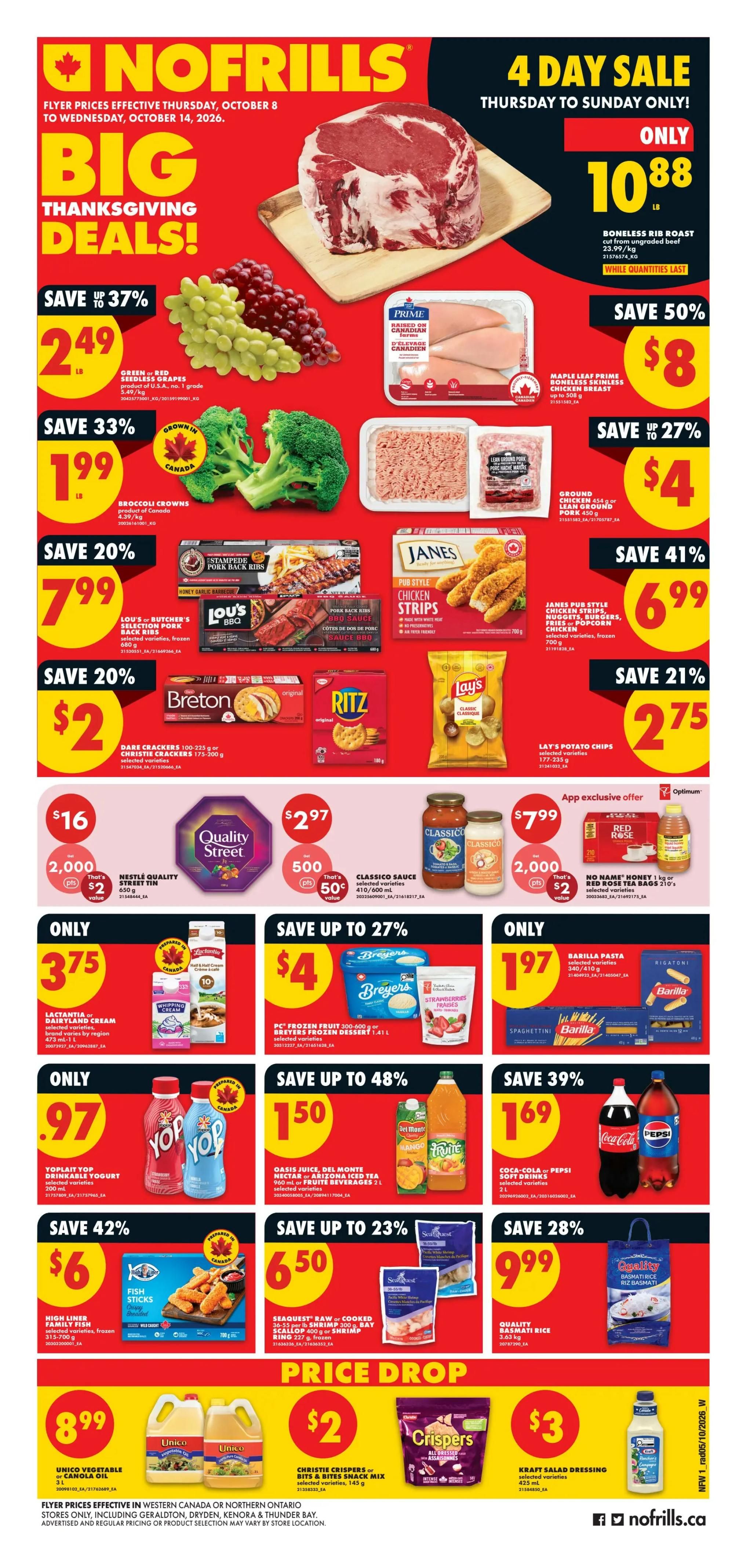 No Frills (West) Flyer October 8 to 14