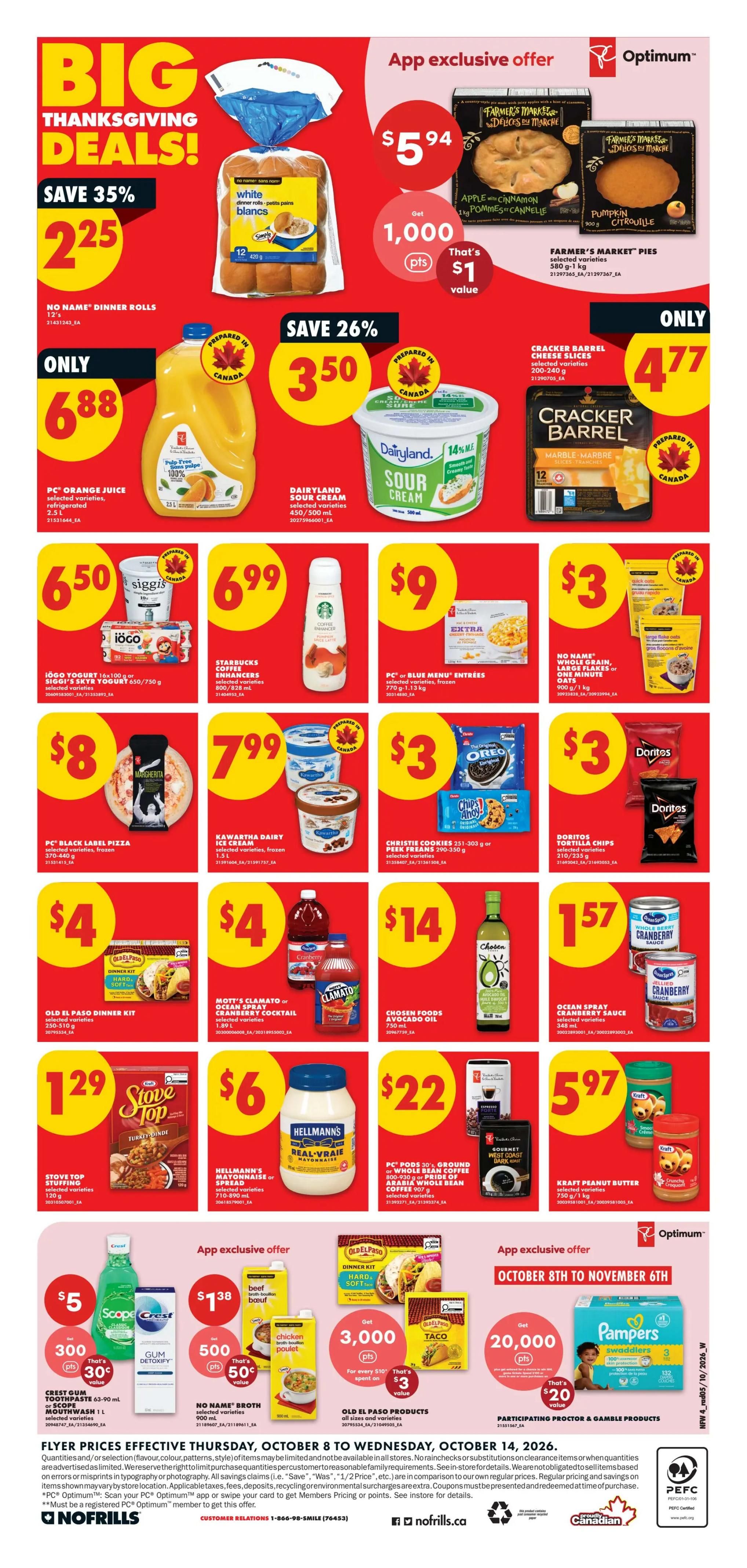 No Frills (West) Flyer October 8 to 14