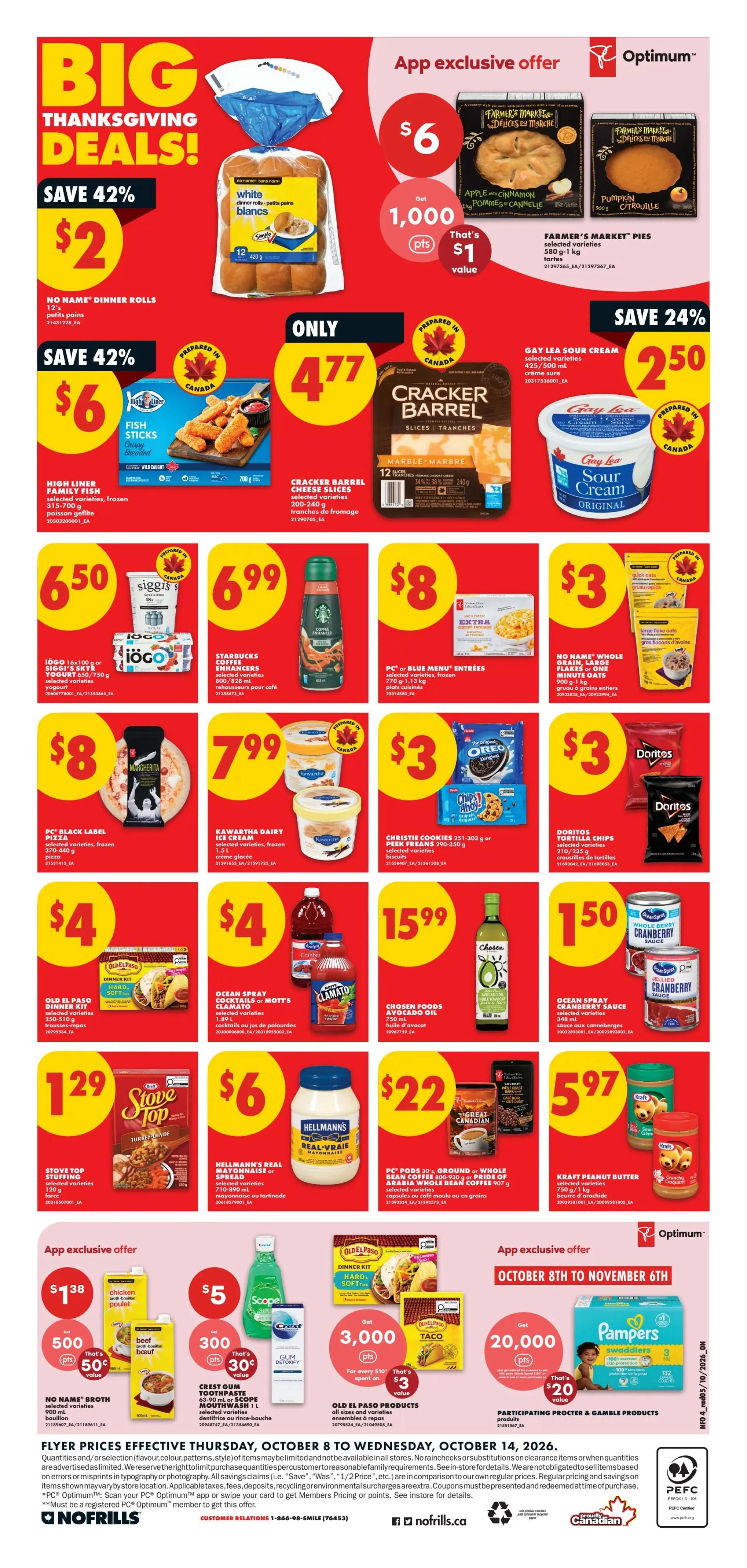 No Frills (ON) Flyer October 8 to 14