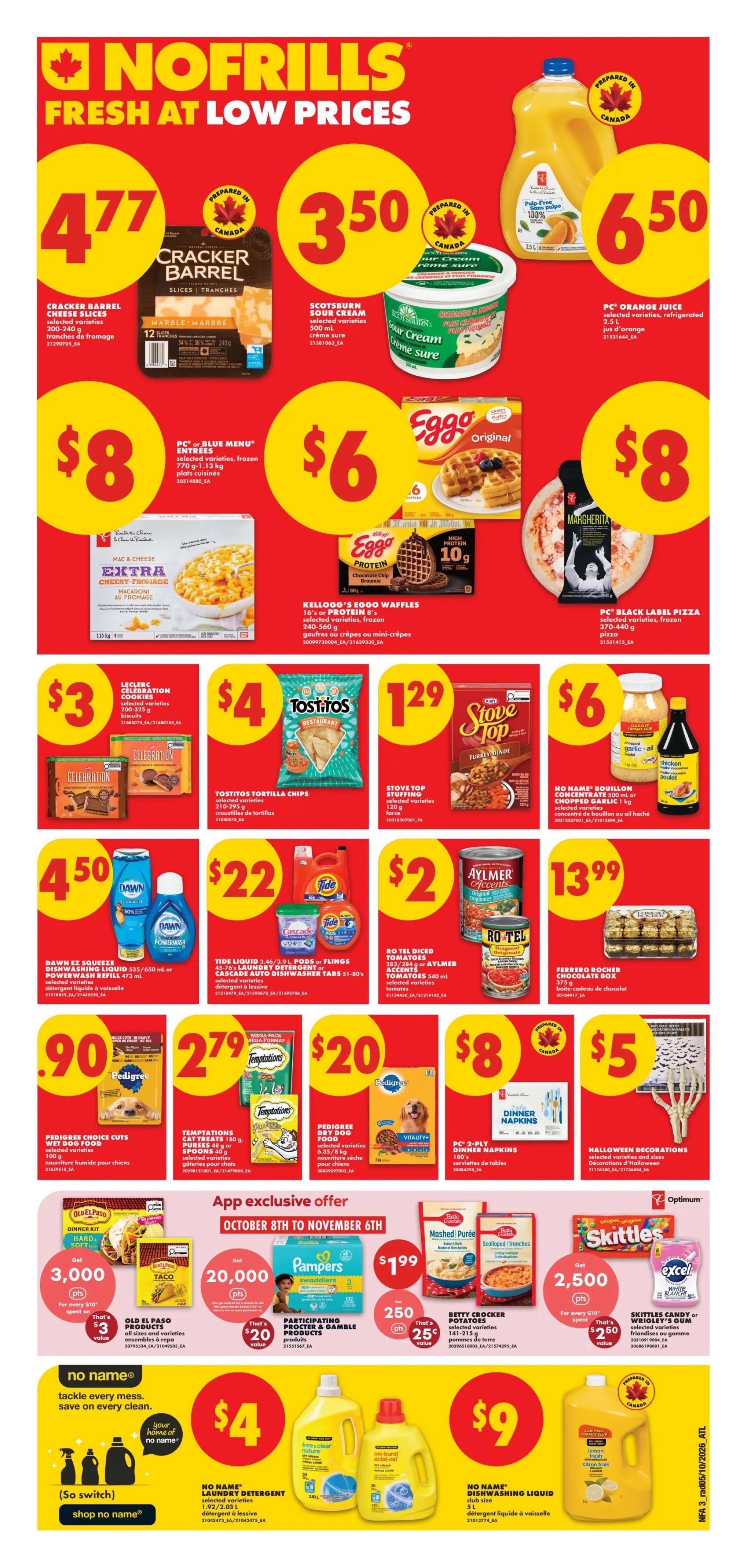 No Frills (Atlantic) Flyer October 8 to 14