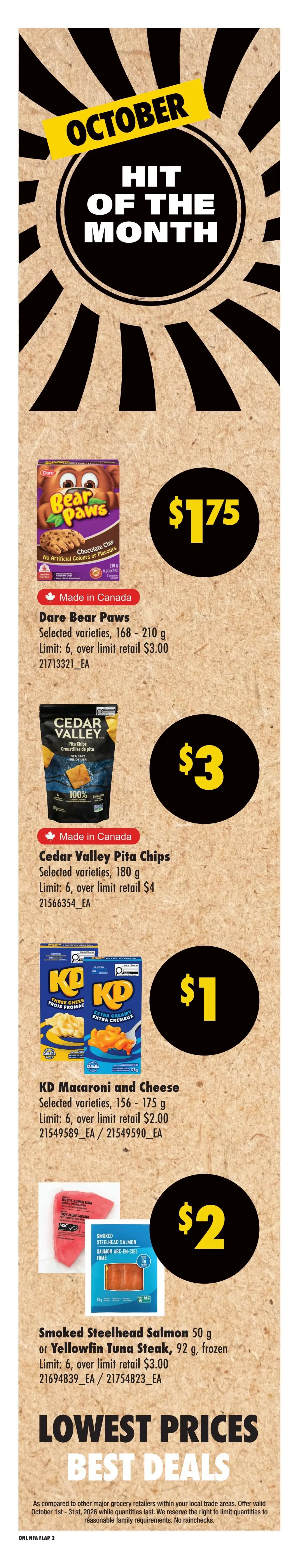 No Frills (Atlantic) Flyer October 8 to 14