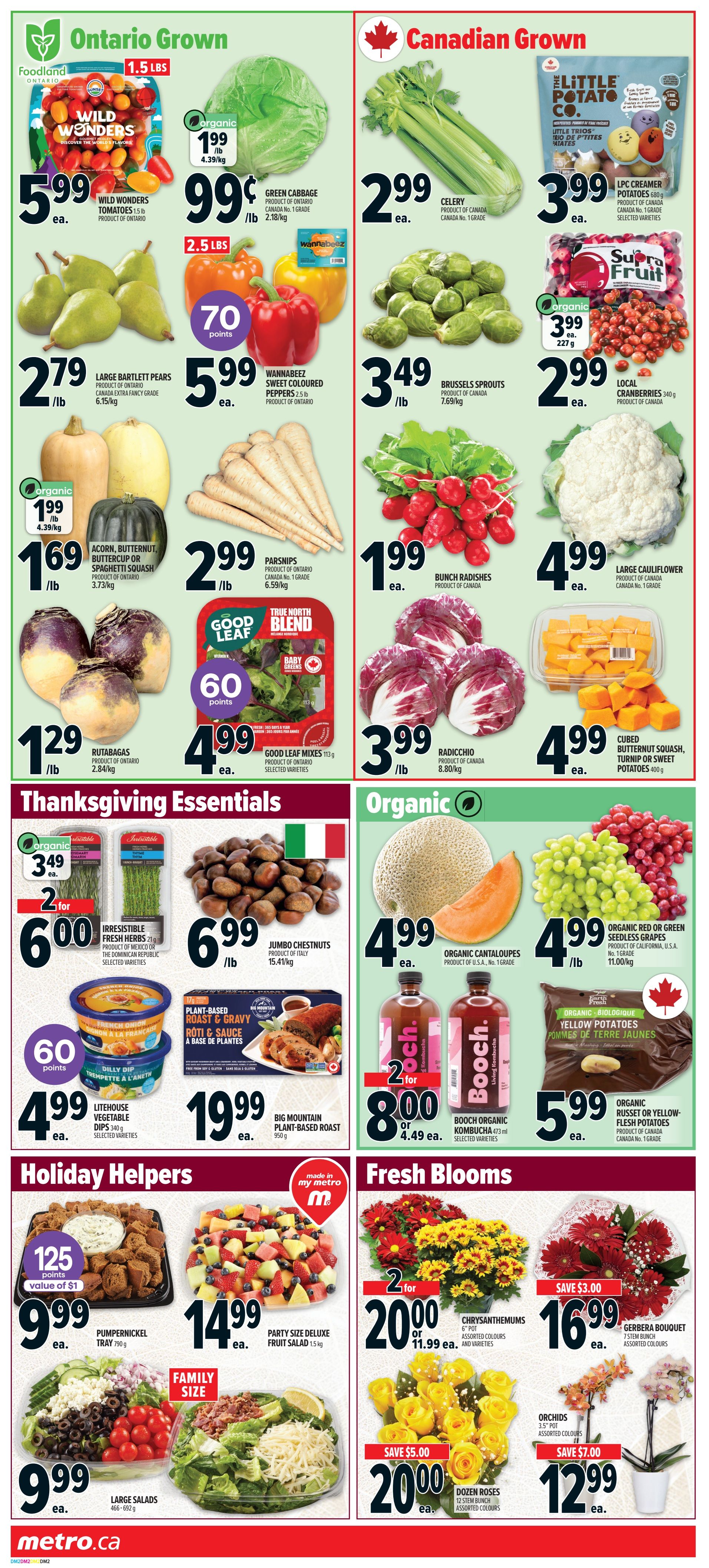 Metro (ON) Flyer October 8 to 14