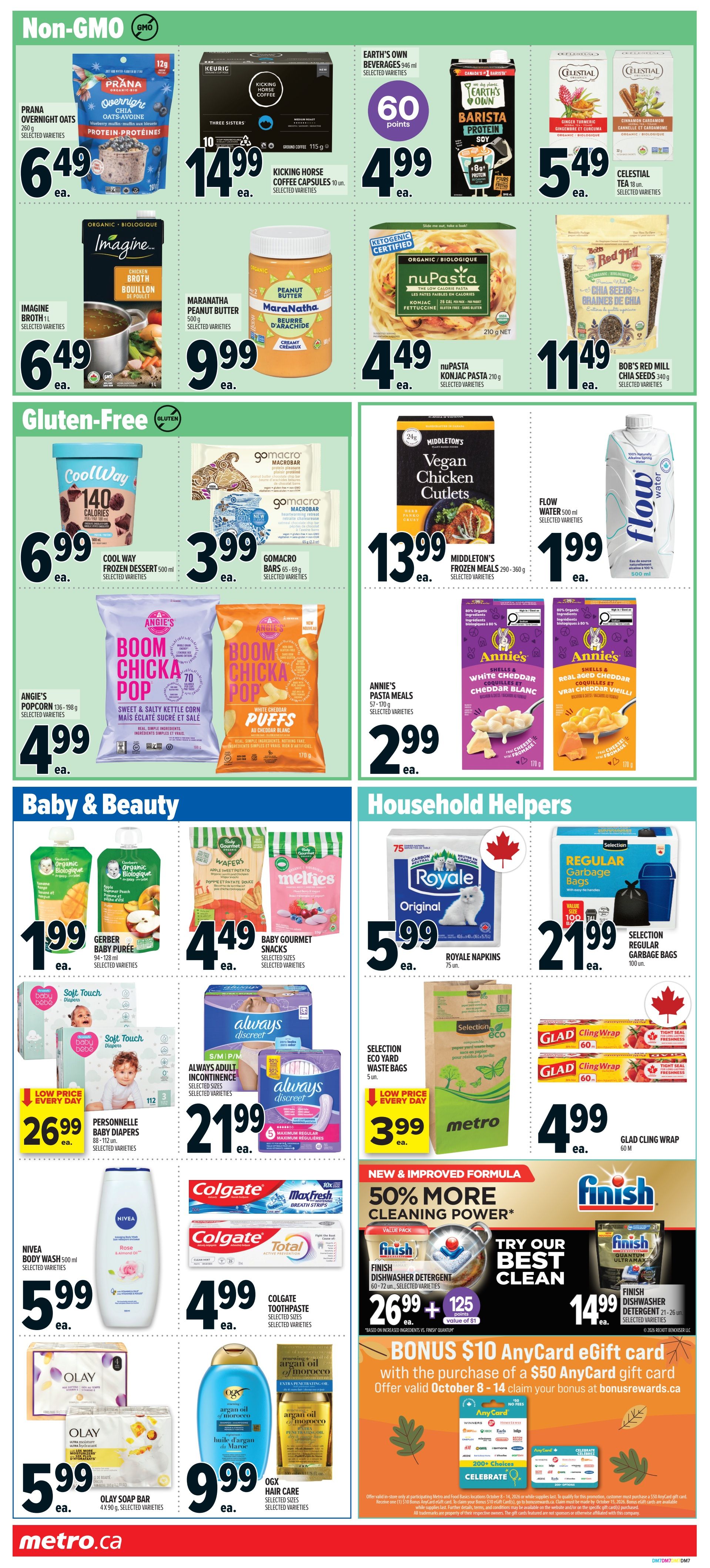 Metro (ON) Flyer October 8 to 14