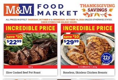 M&M Food Market (Atlantic, ON & West) Flyer October 8 to 14
