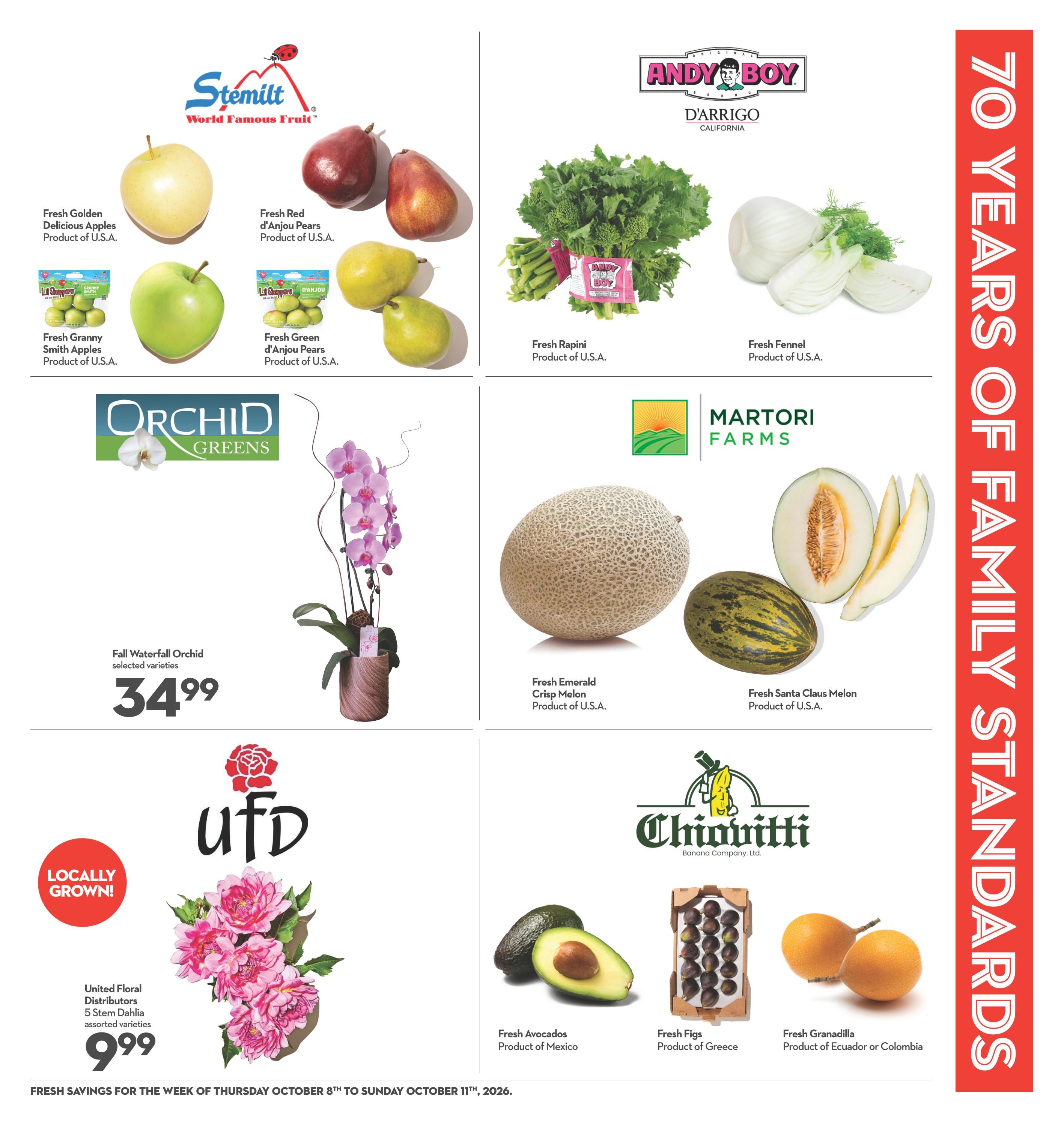 Longo's Flyer October 8 to 11