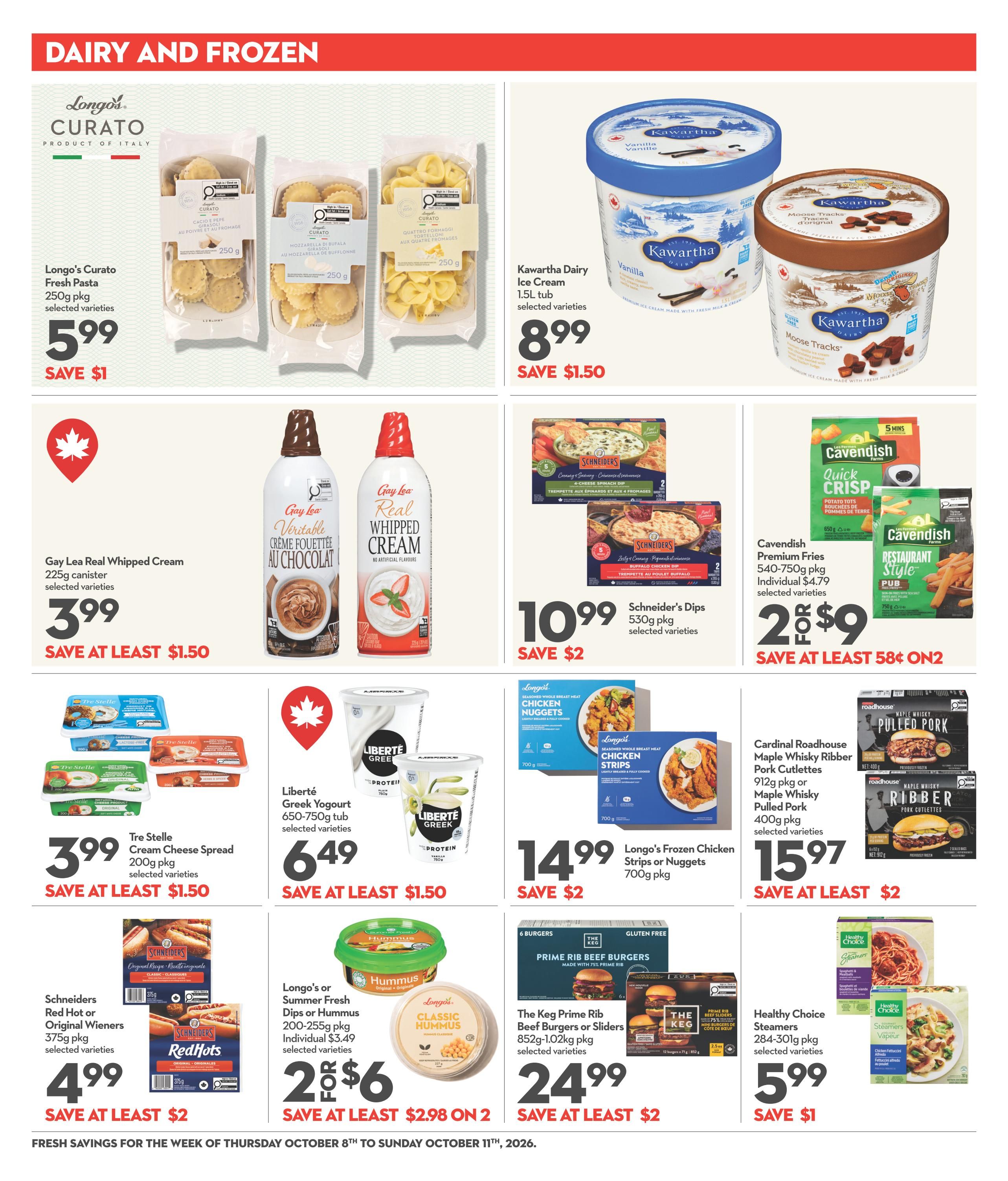 Longo's Flyer October 8 to 11