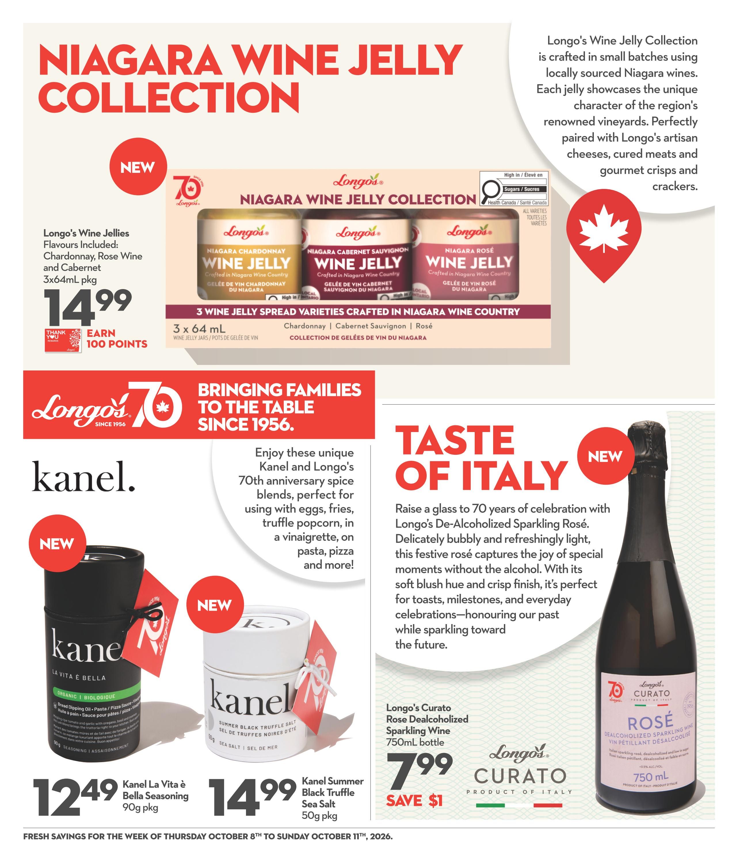 Longo's Flyer October 8 to 11