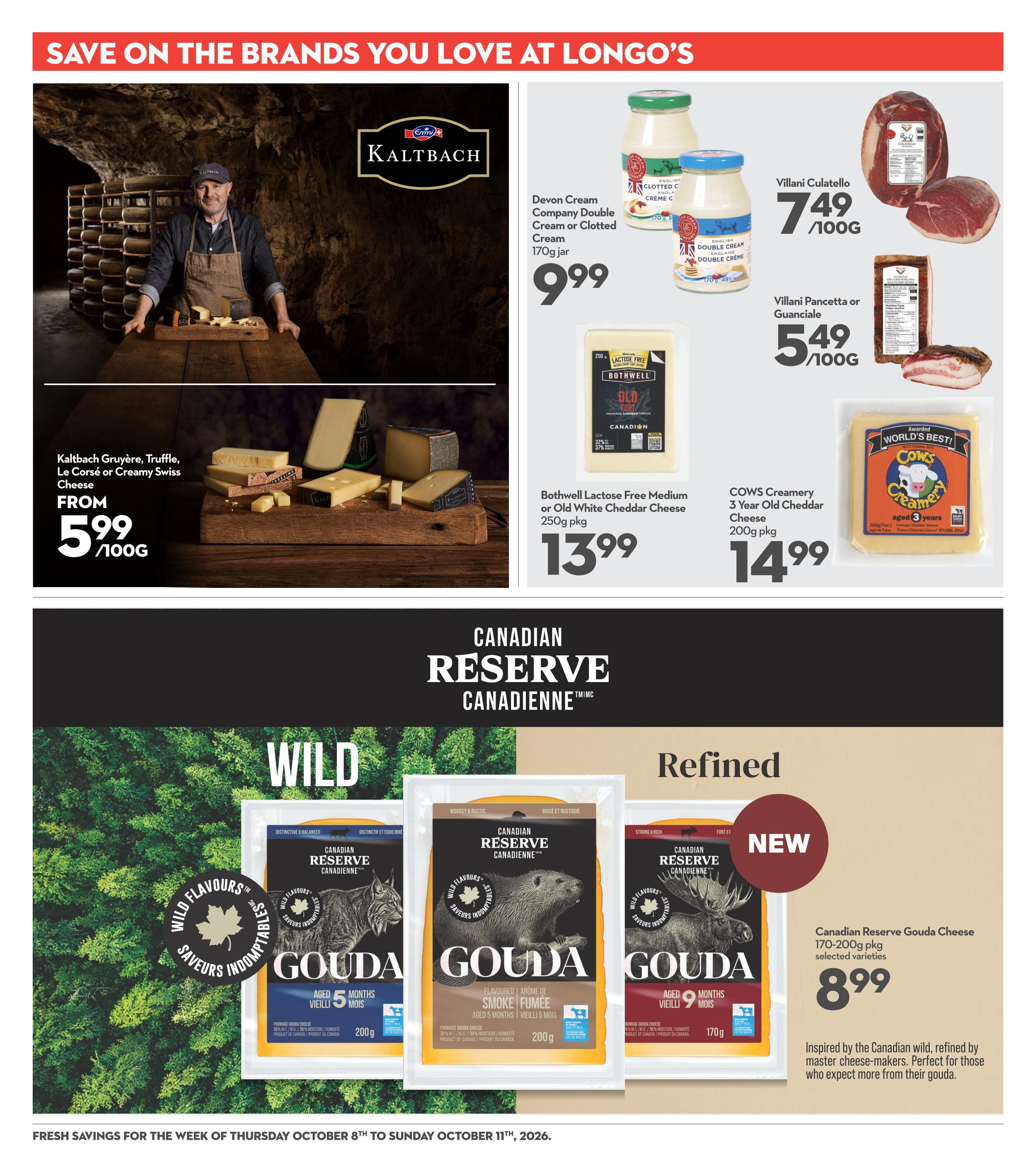 Longo's Flyer October 8 to 11