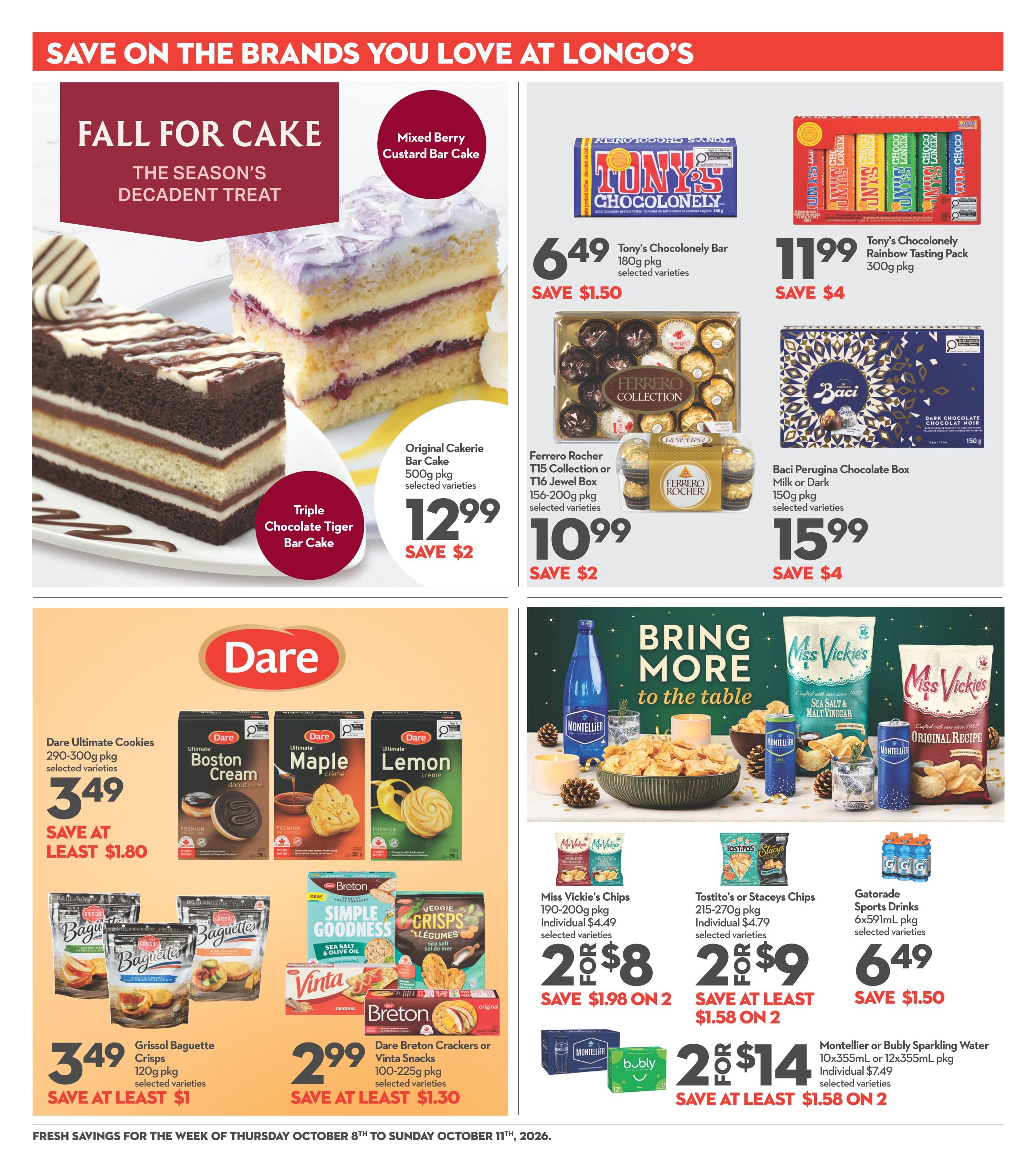 Longo's Flyer October 8 to 11