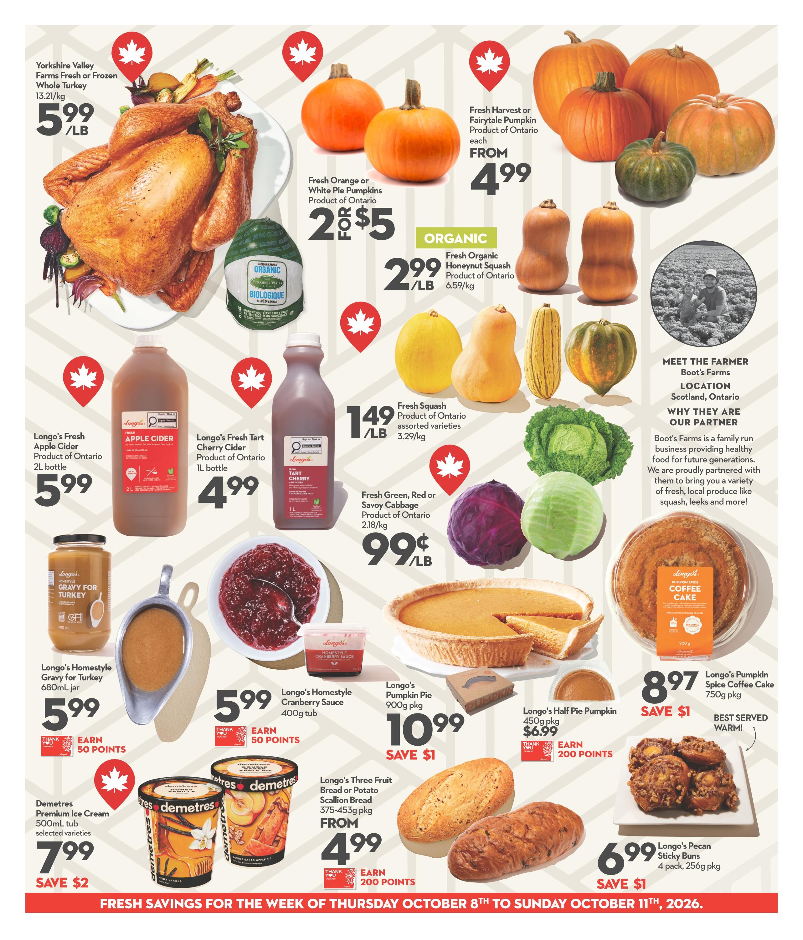 Longo's Flyer October 8 to 11