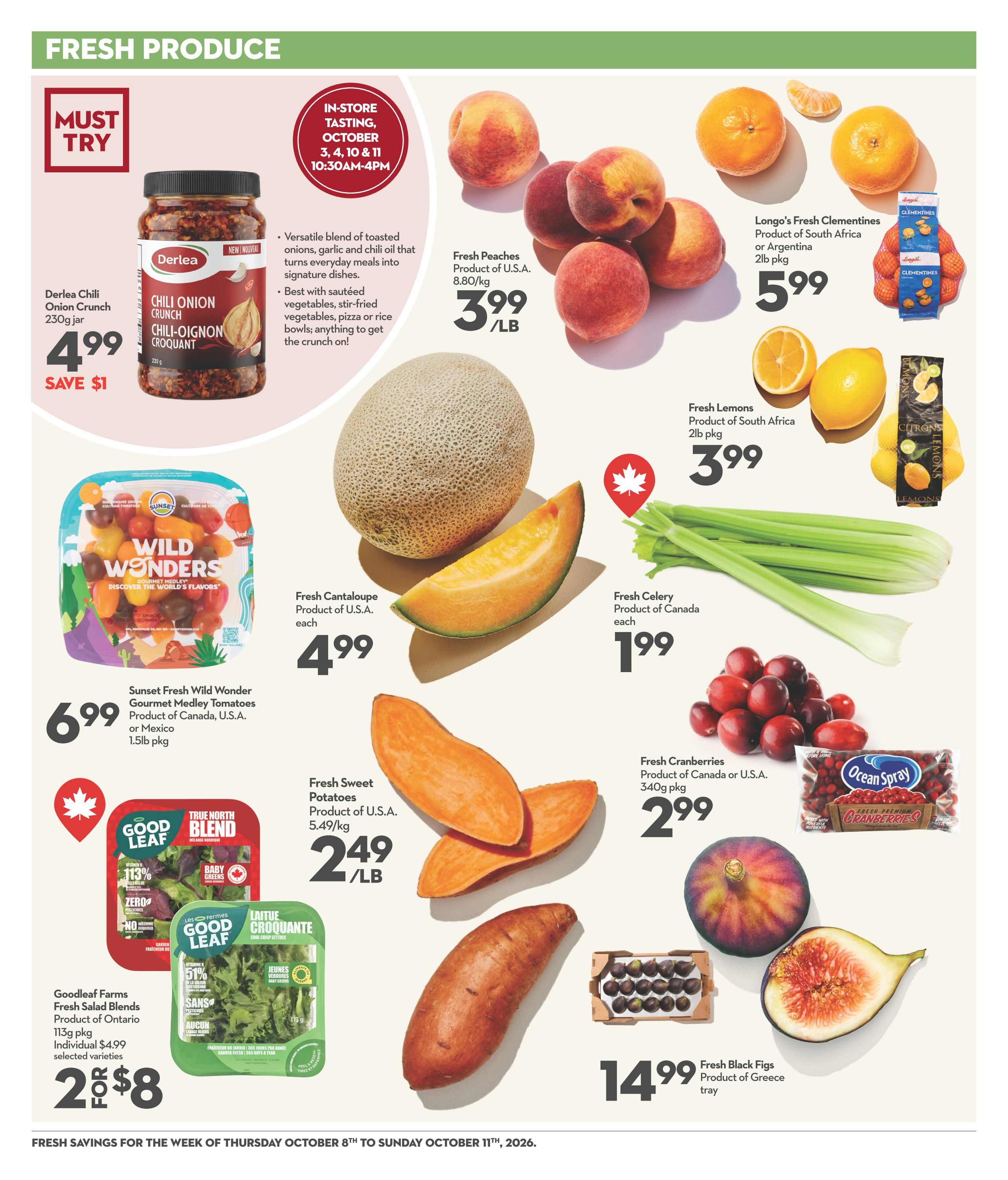 Longo's Flyer October 8 to 11