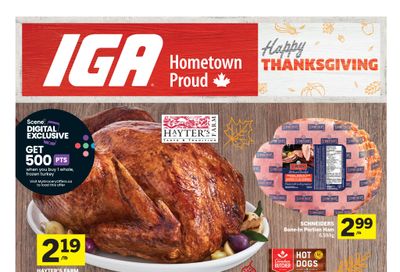 IGA (West) Flyer October 8 to 14