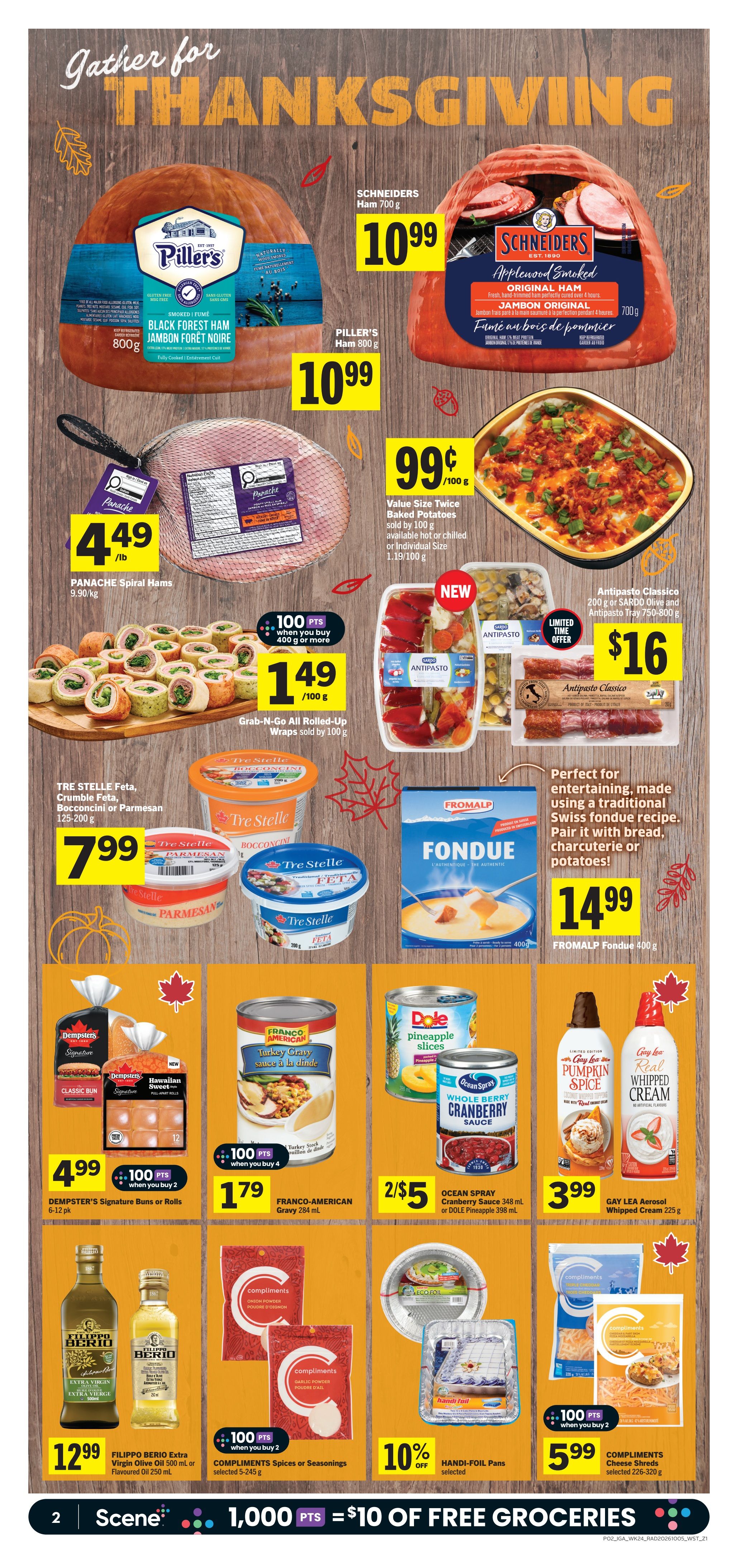 IGA (West) Flyer October 8 to 14