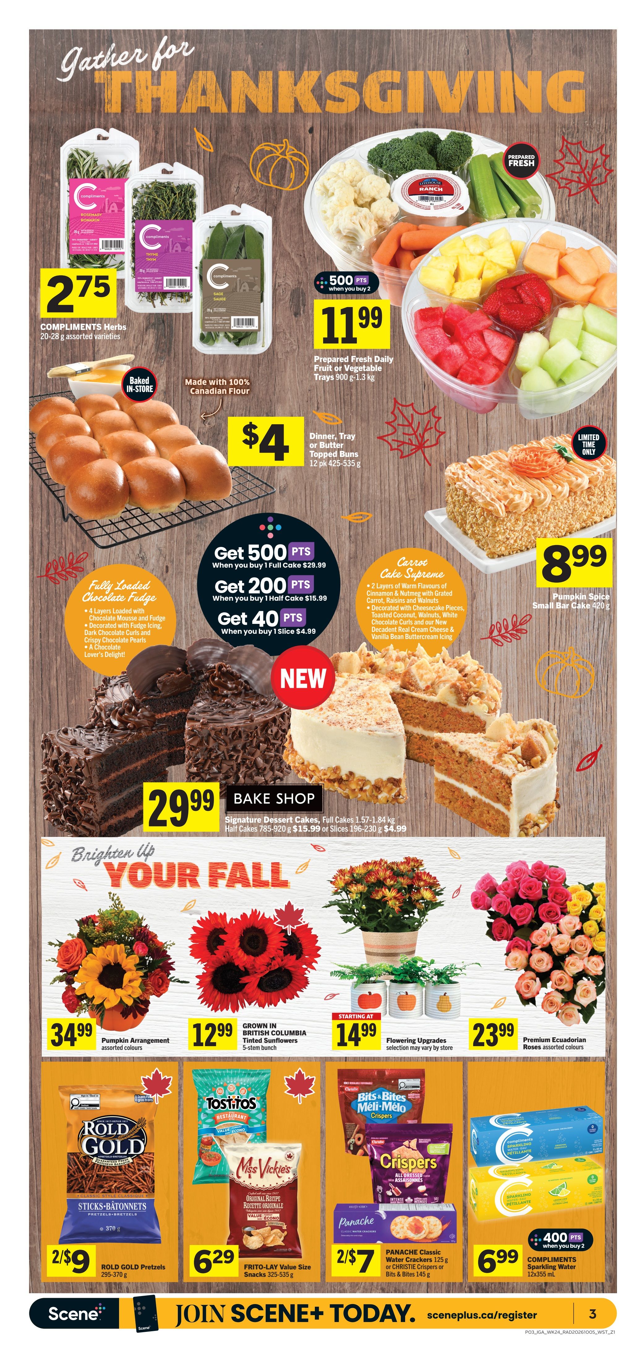 IGA (West) Flyer October 8 to 14