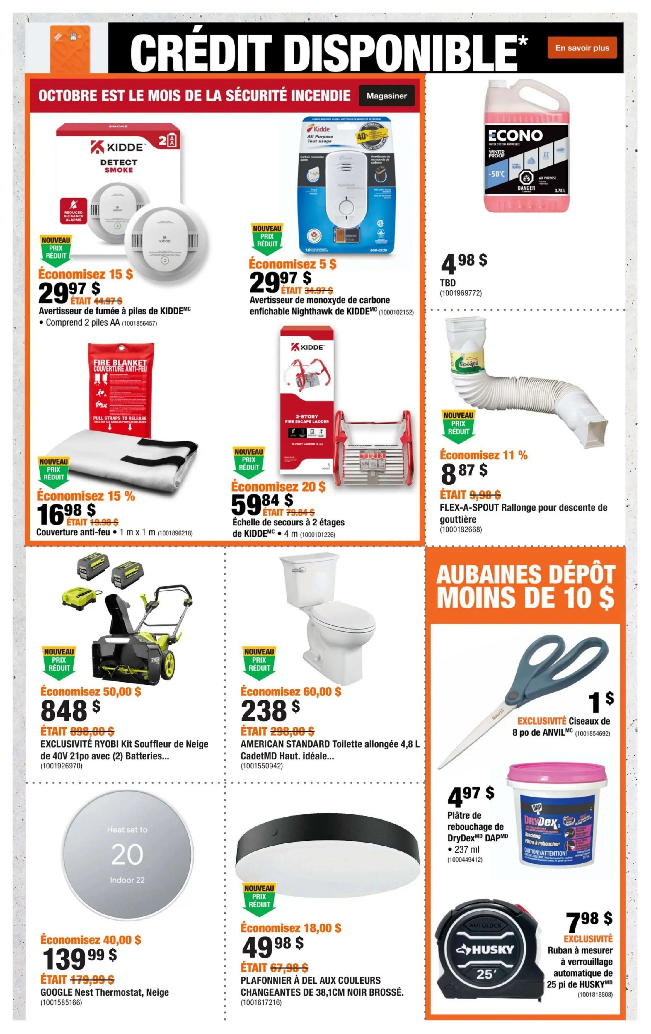 Home Depot (QC) Flyer October 8 to 21