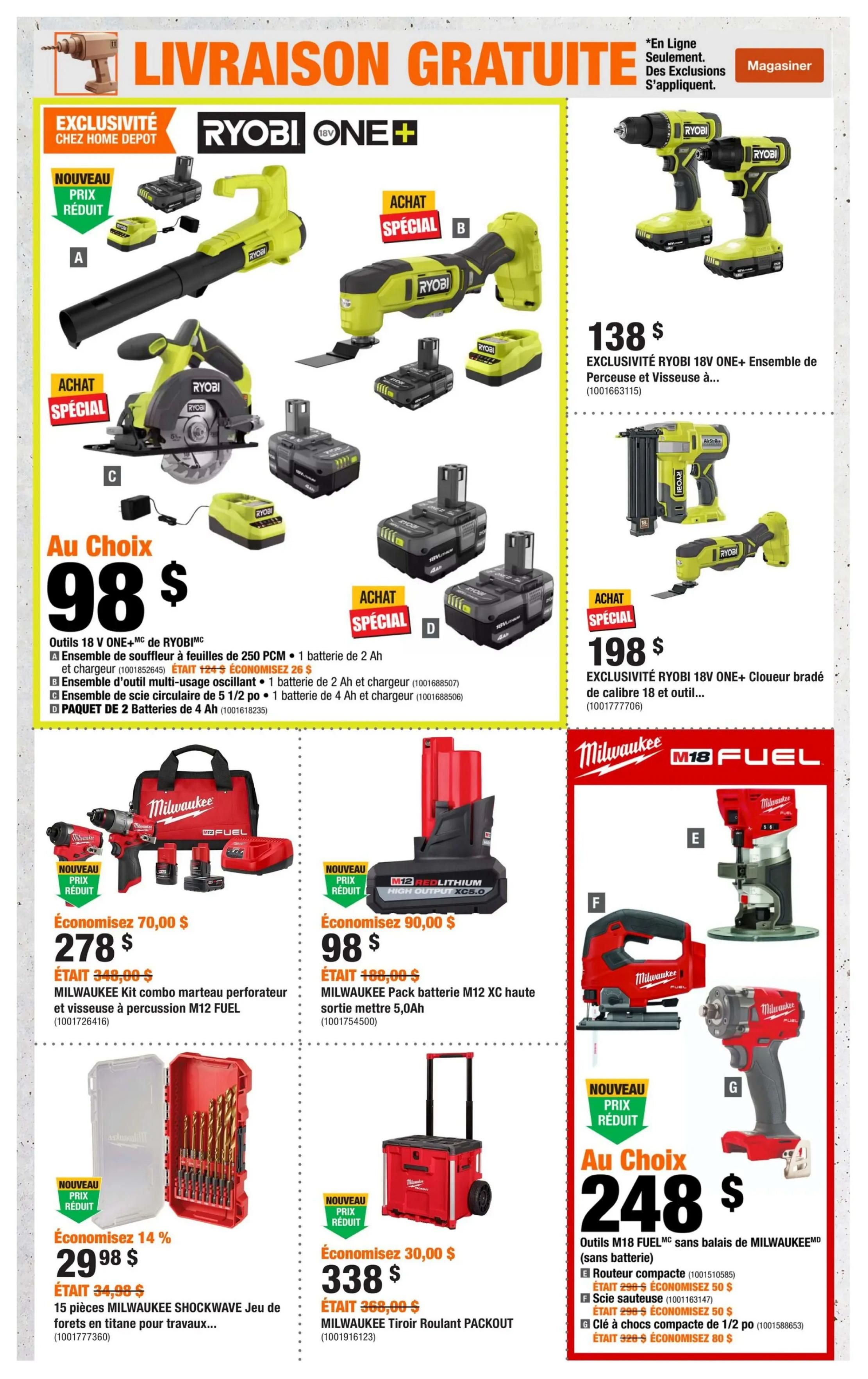 Home Depot (QC) Flyer October 8 to 21