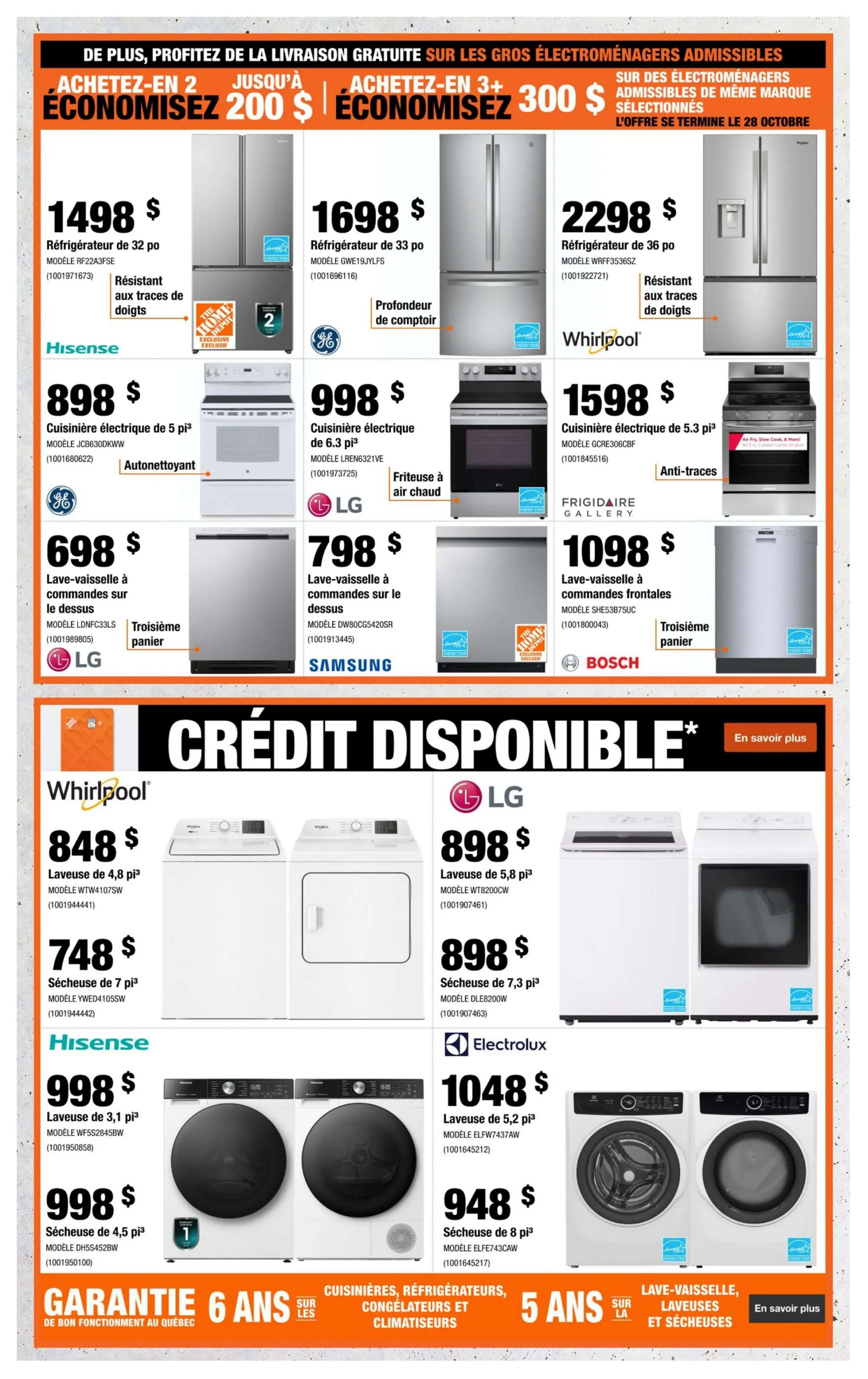 Home Depot (QC) Flyer October 8 to 21
