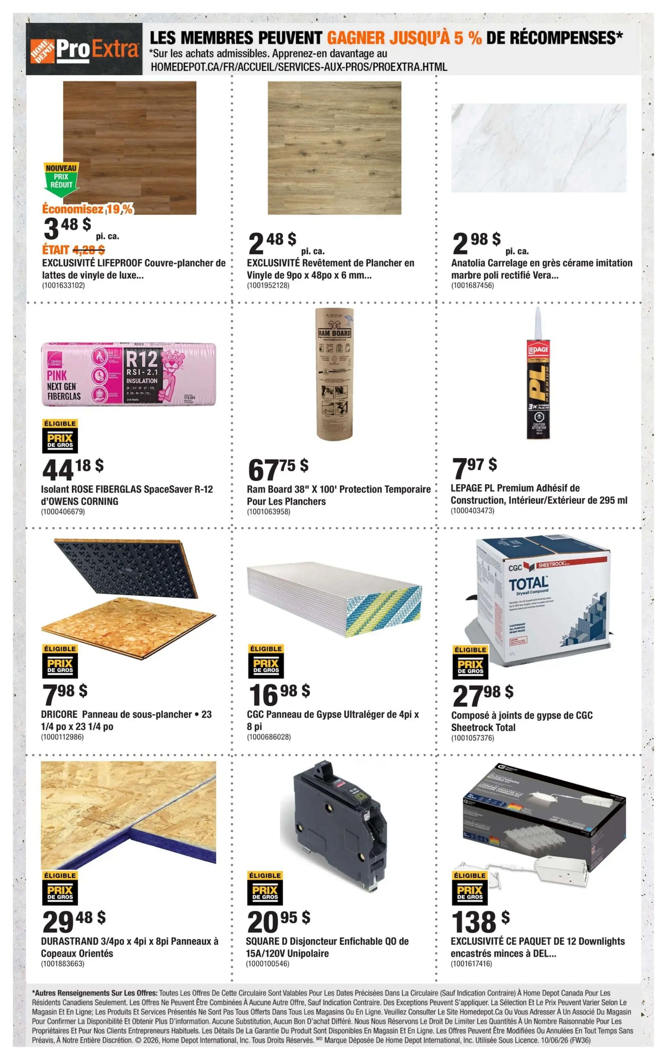 Home Depot (QC) Flyer October 8 to 21