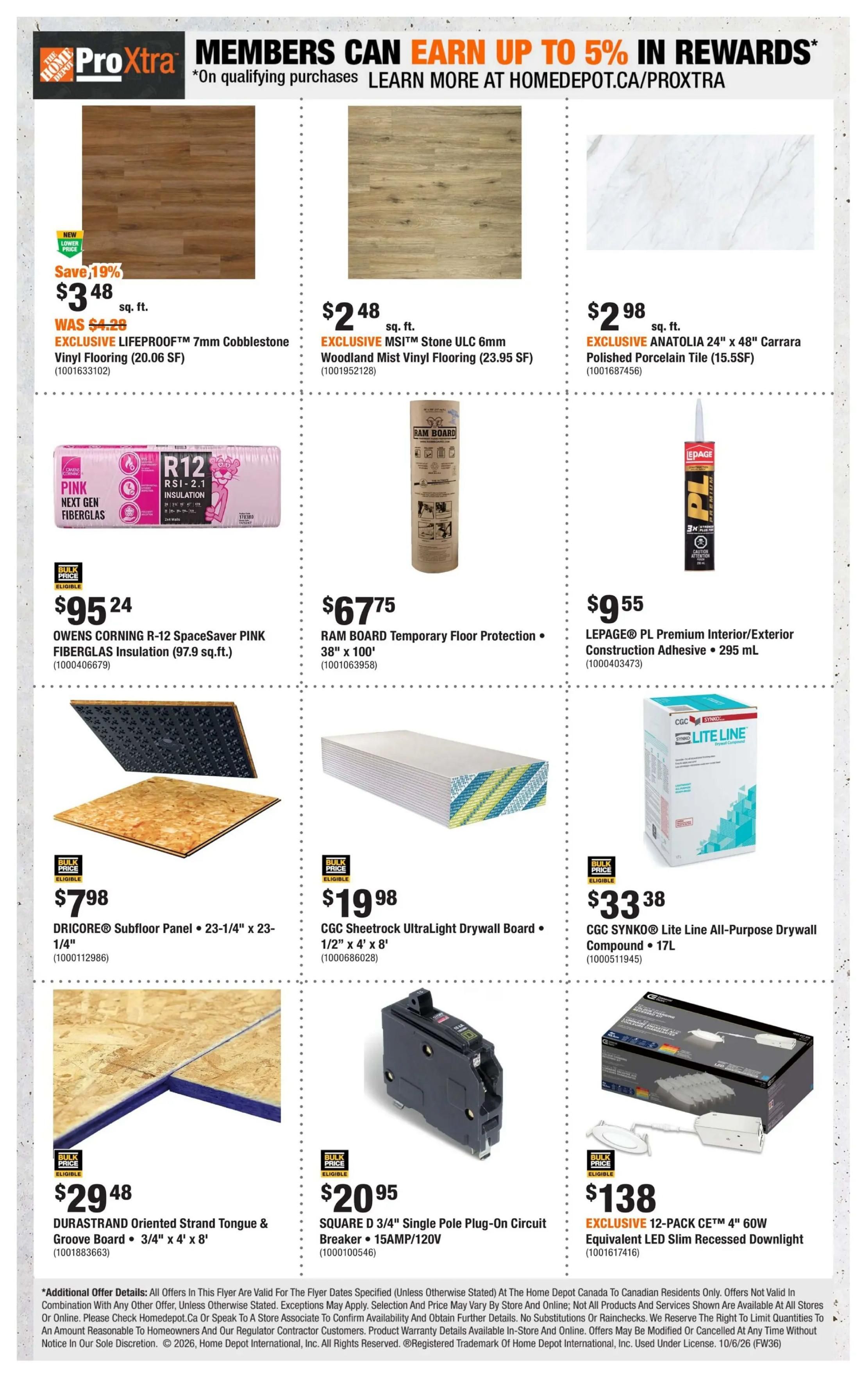 Home Depot (BC) Flyer October 8 to 21
