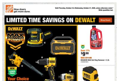 Home Depot (ON) Flyer October 8 to 21