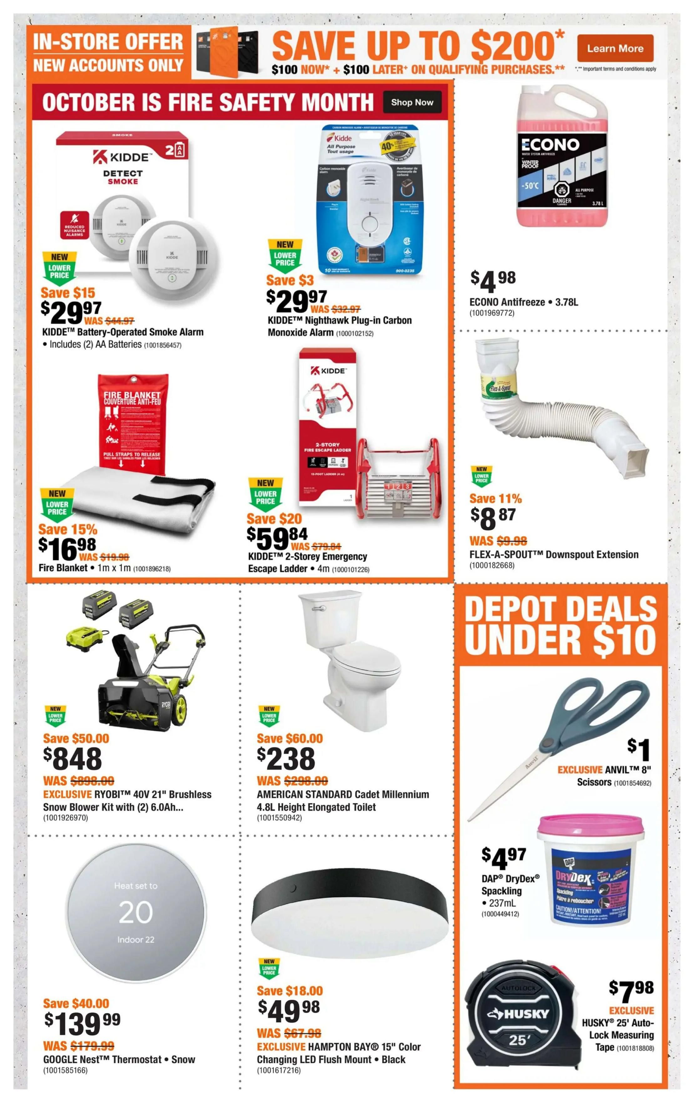 Home Depot (ON) Flyer October 8 to 21