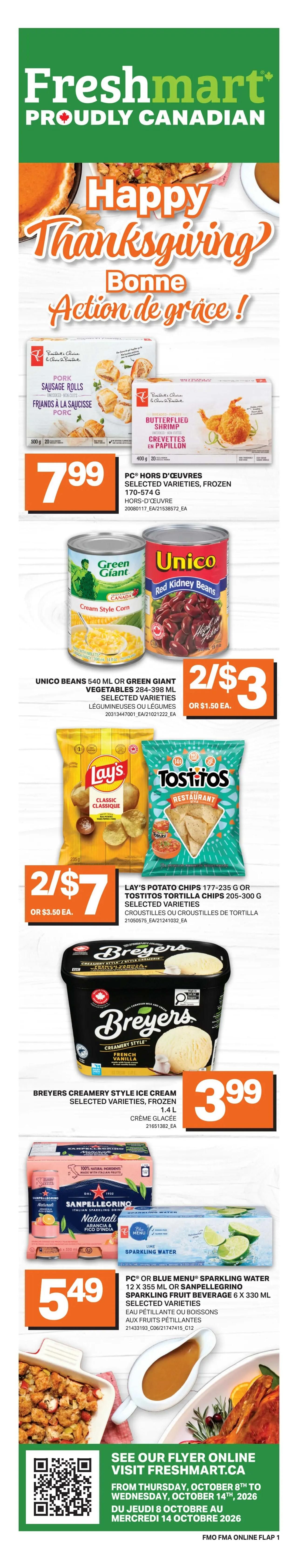 Freshmart (ON) Flyer October 8 to 14