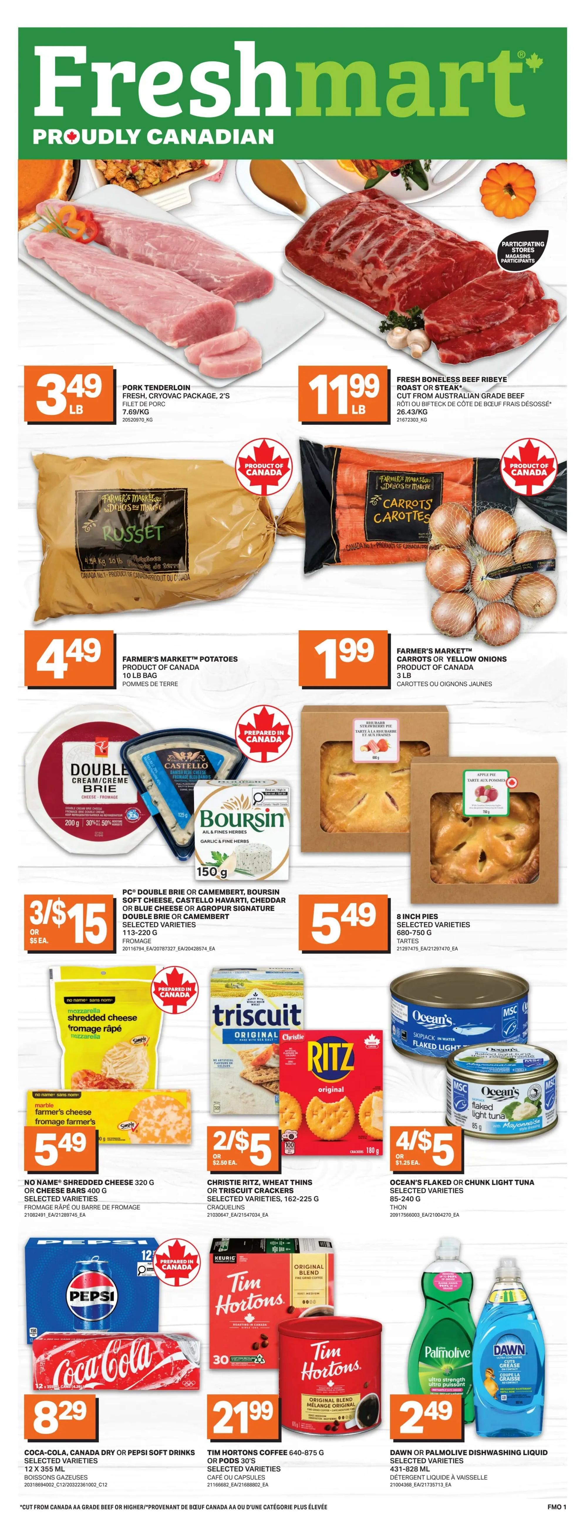 Freshmart (ON) Flyer October 8 to 14