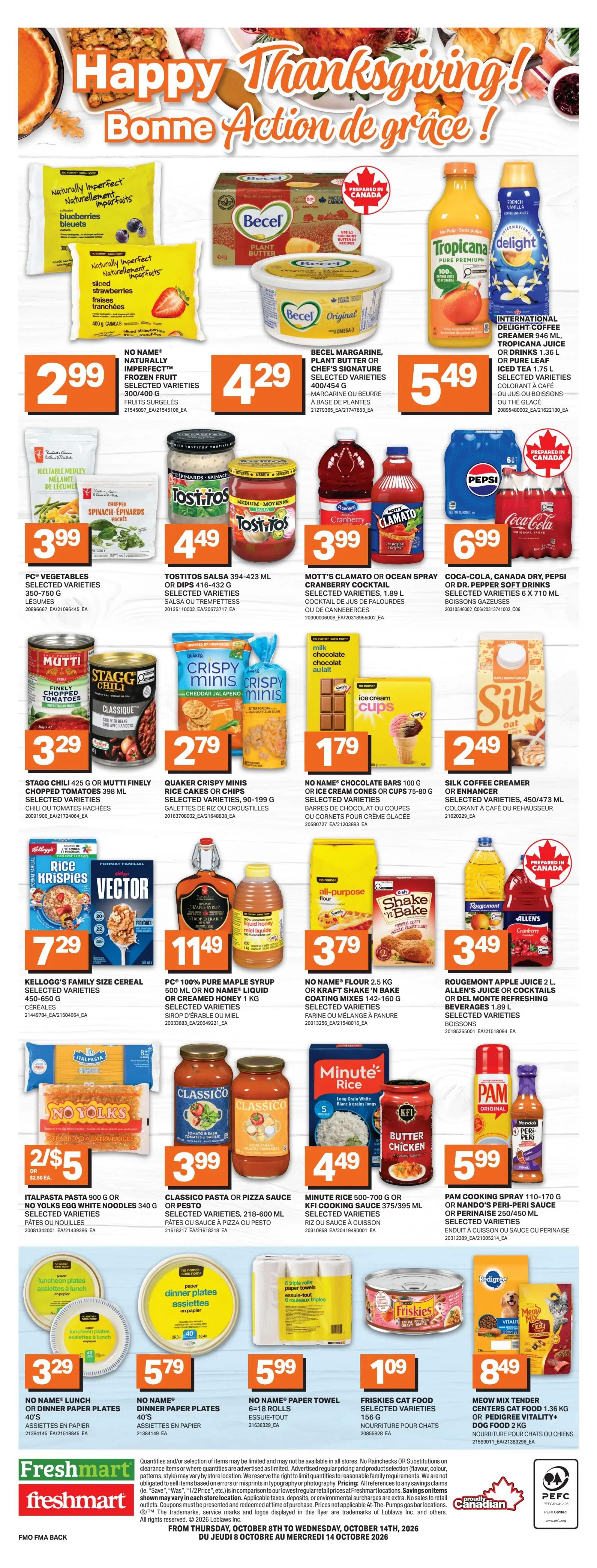 Freshmart (Atlantic) Flyer October 8 to 14