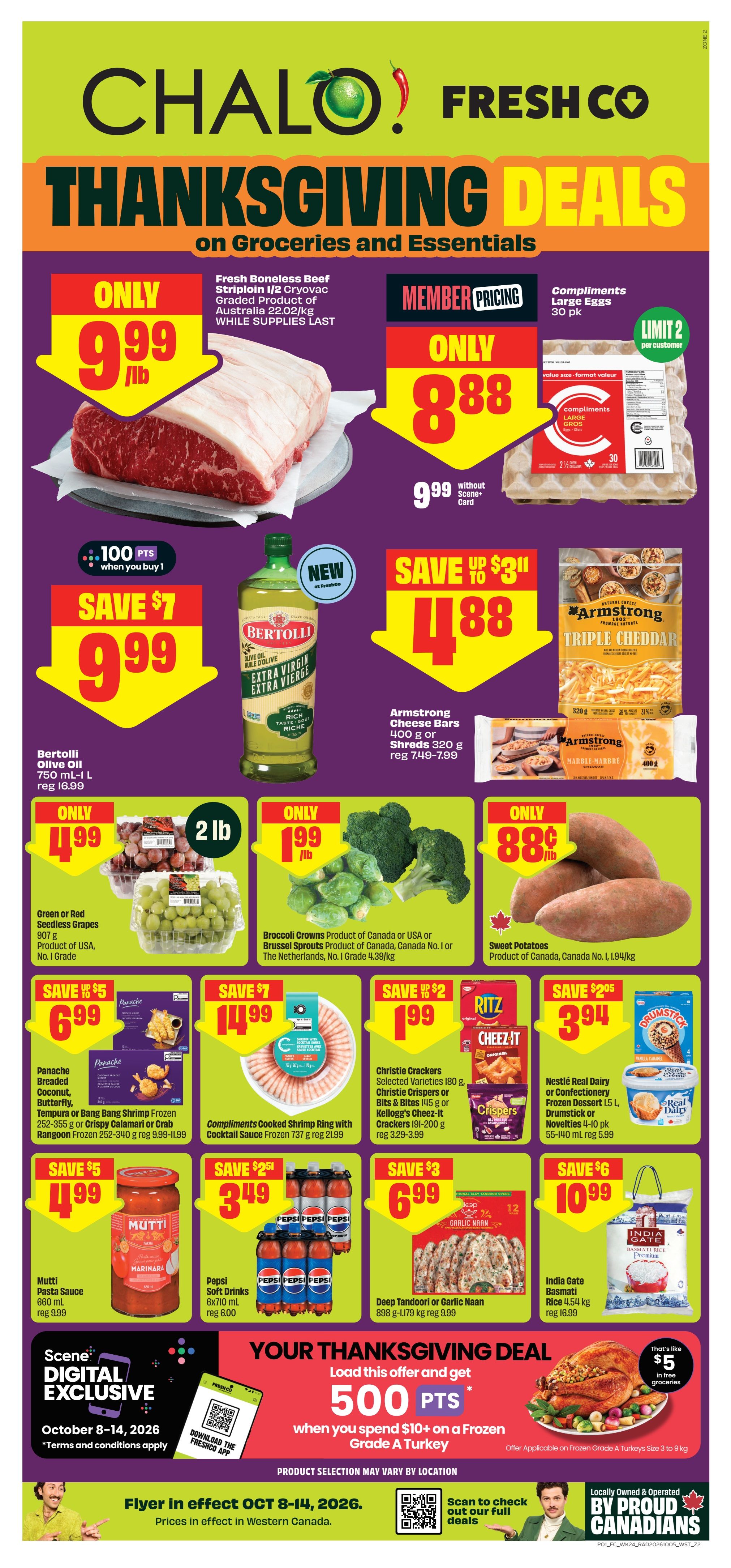 Chalo! FreshCo (West) Flyer October 8 to 14