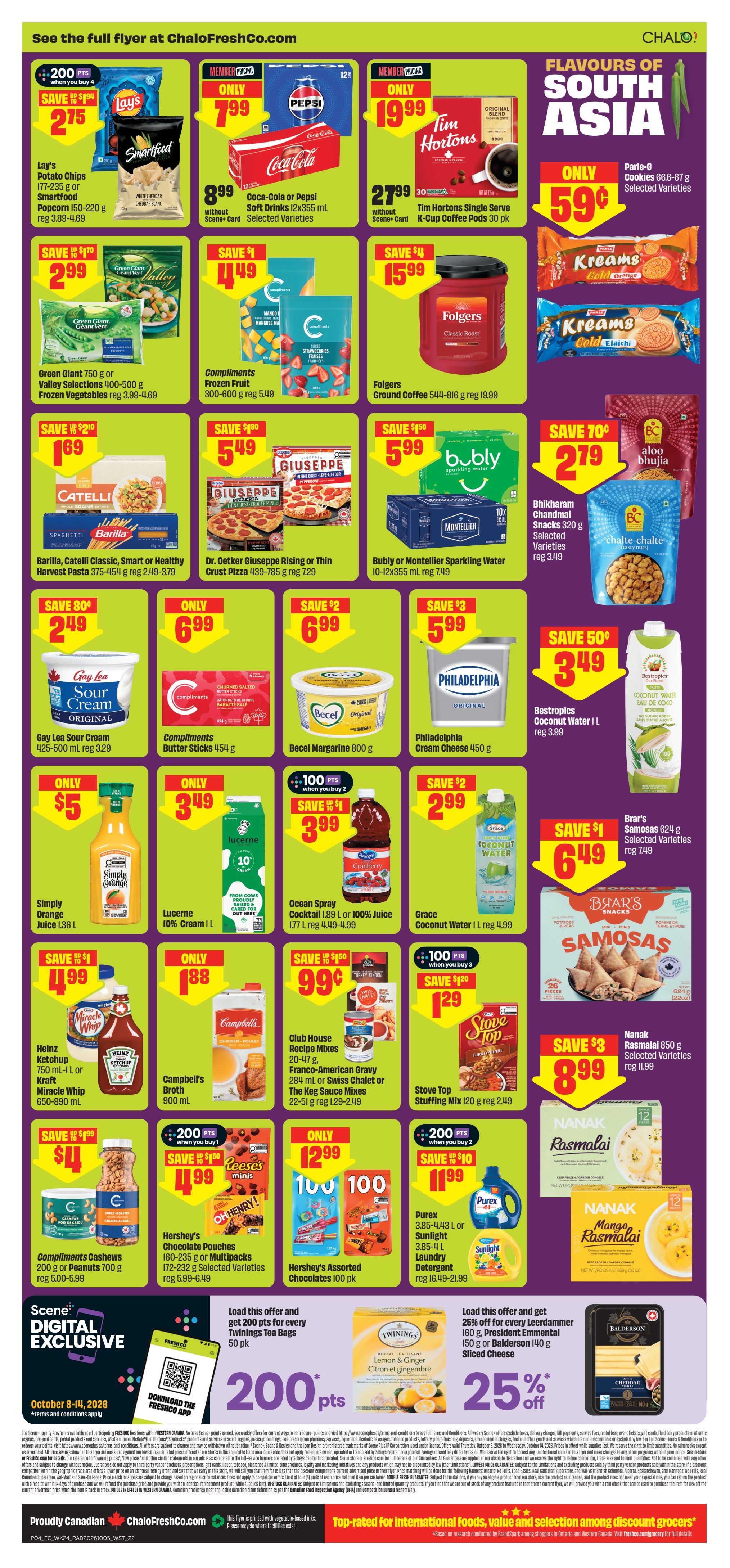 Chalo! FreshCo (West) Flyer October 8 to 14