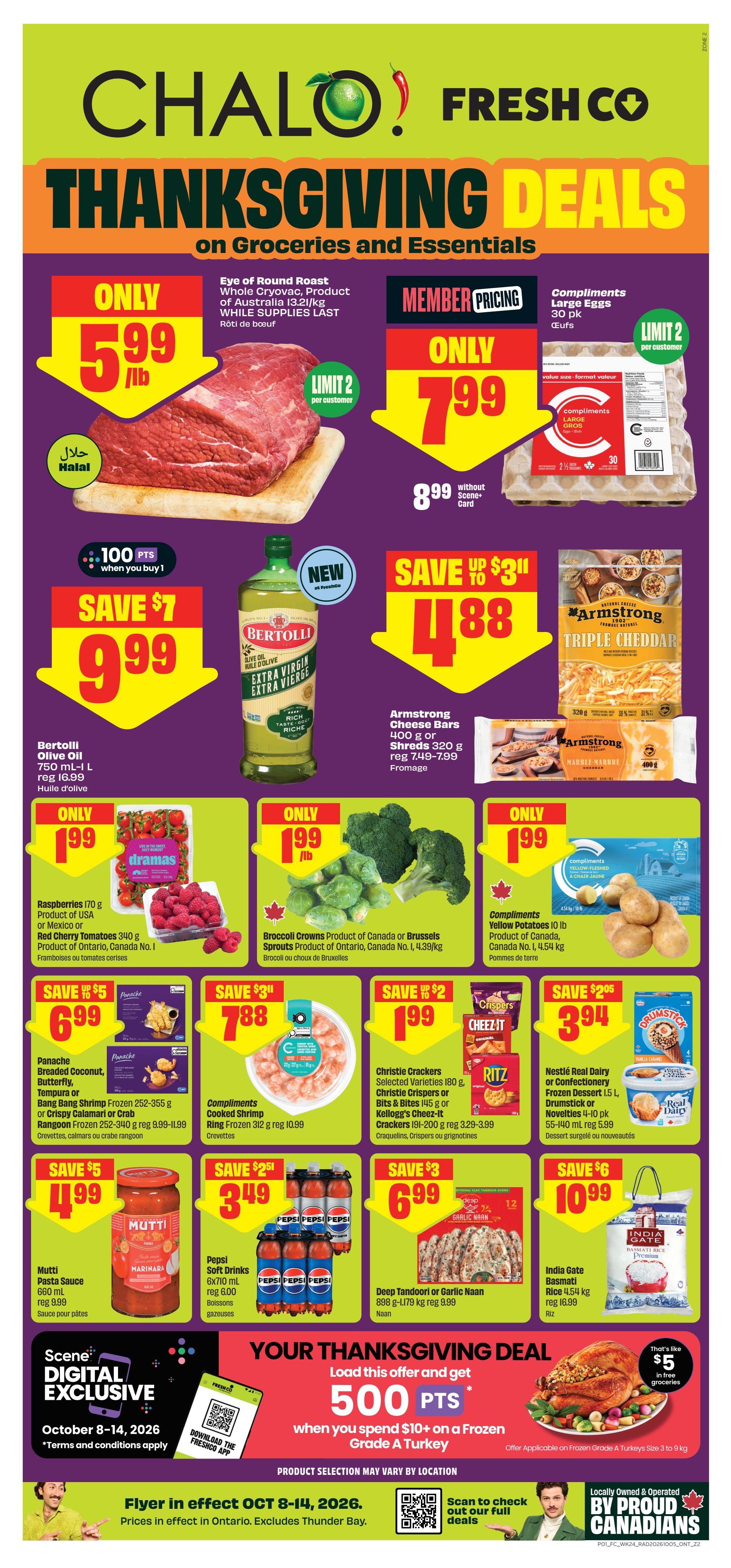 Chalo! FreshCo (ON) Flyer October 8 to 14