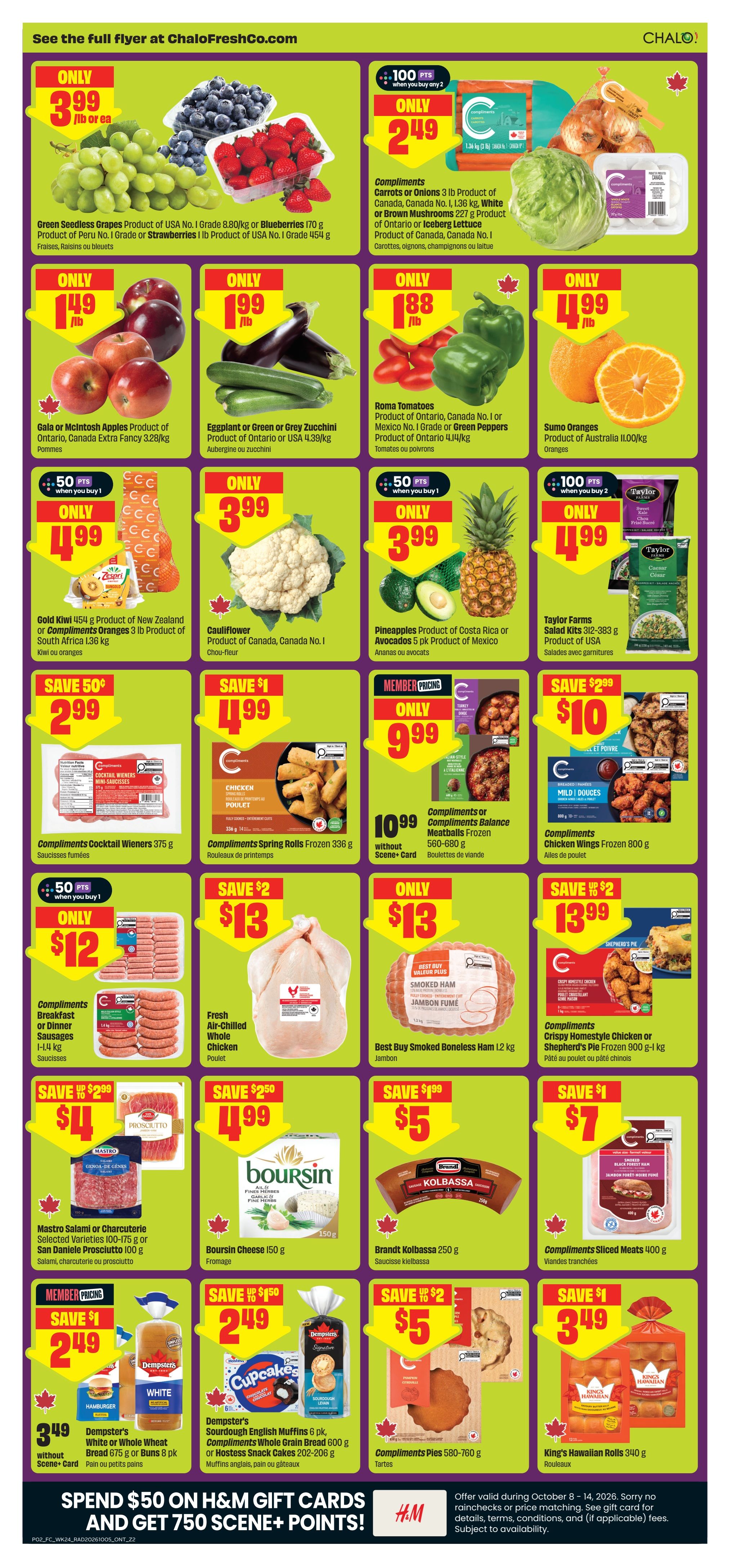 Chalo! FreshCo (ON) Flyer October 8 to 14