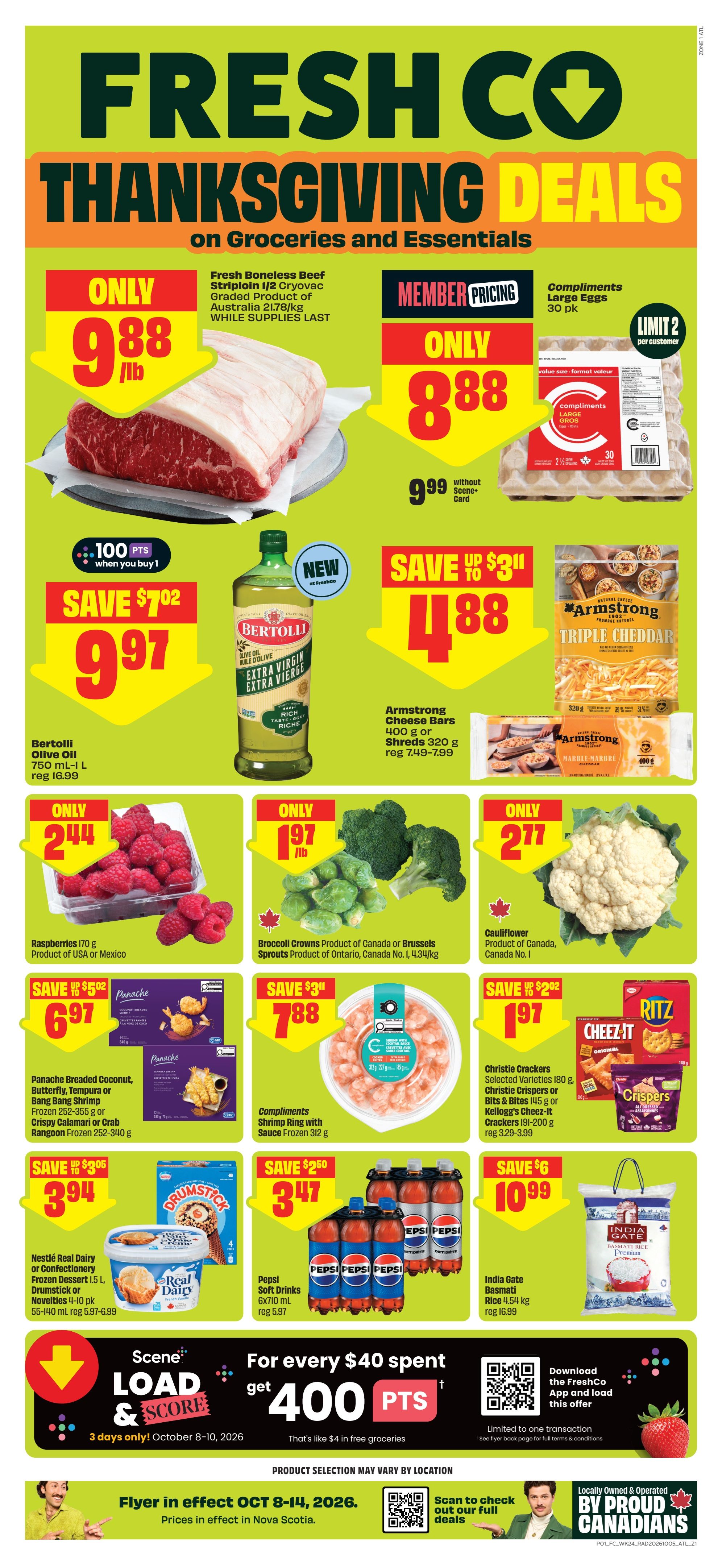 FreshCo (Atlantic) Flyer October 8 to 14