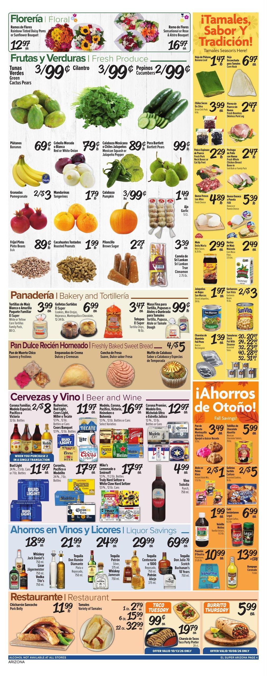 El Super (Apache Junction Area, AZ) Weekly Ad October 7 - 13, 2026