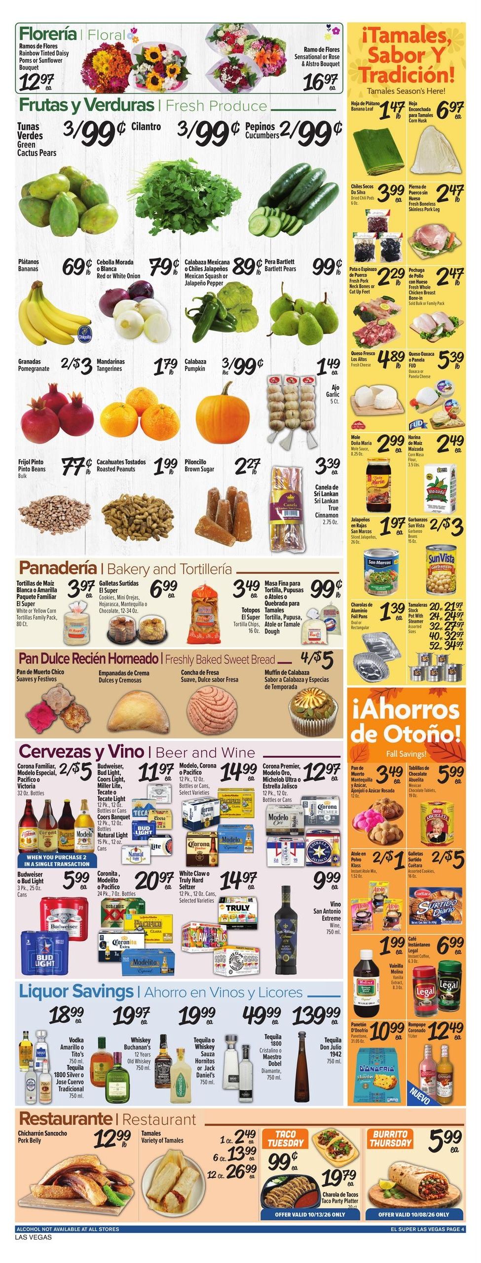 El Super (Henderson Area, NV) Weekly Ad October 7 - 13, 2026