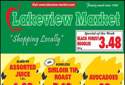 Lakeview Market Flyer July 13 to 19