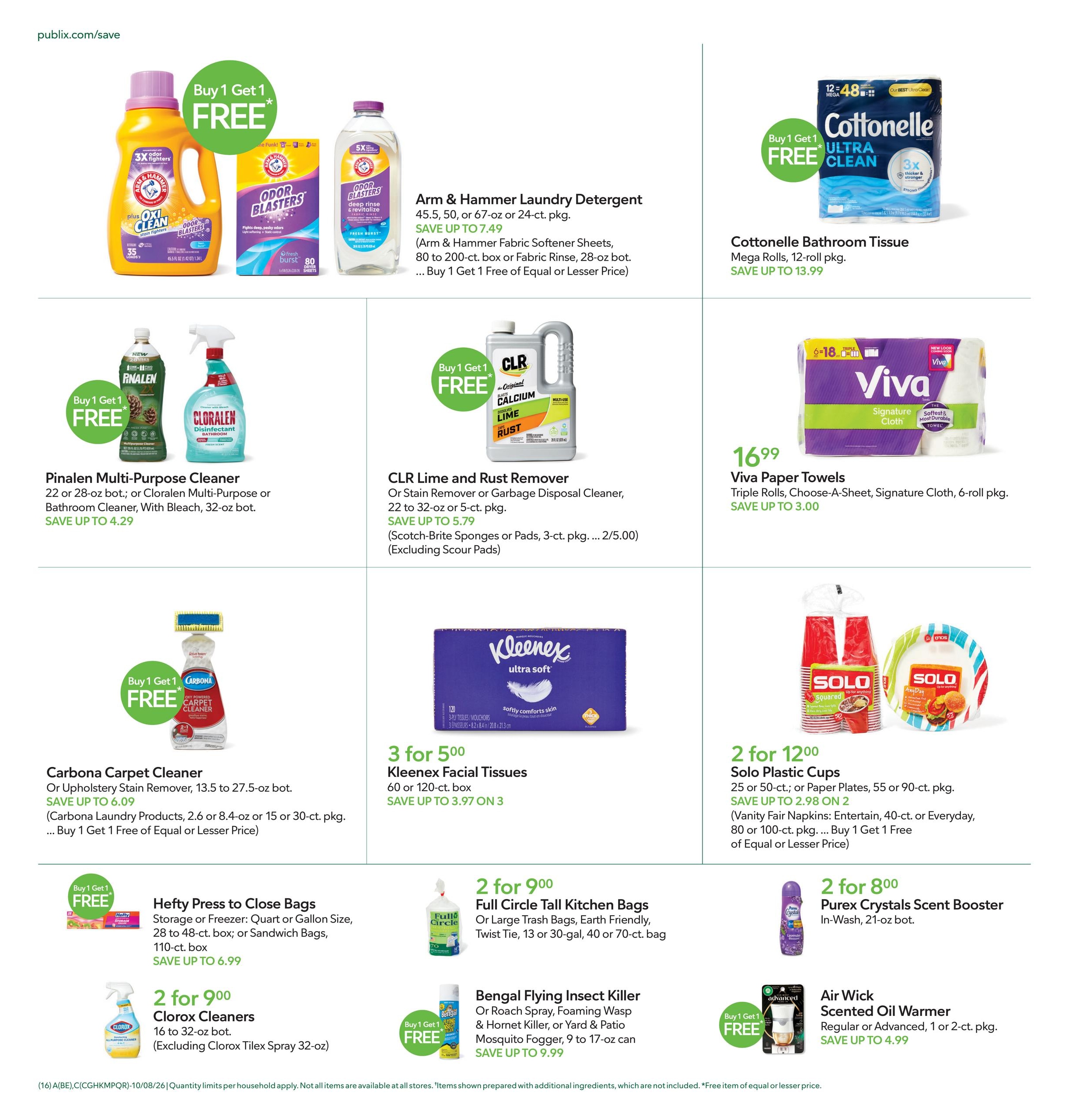 Publix (Augusta Area, GA) Weekly Ad October 7 - 13, 2026